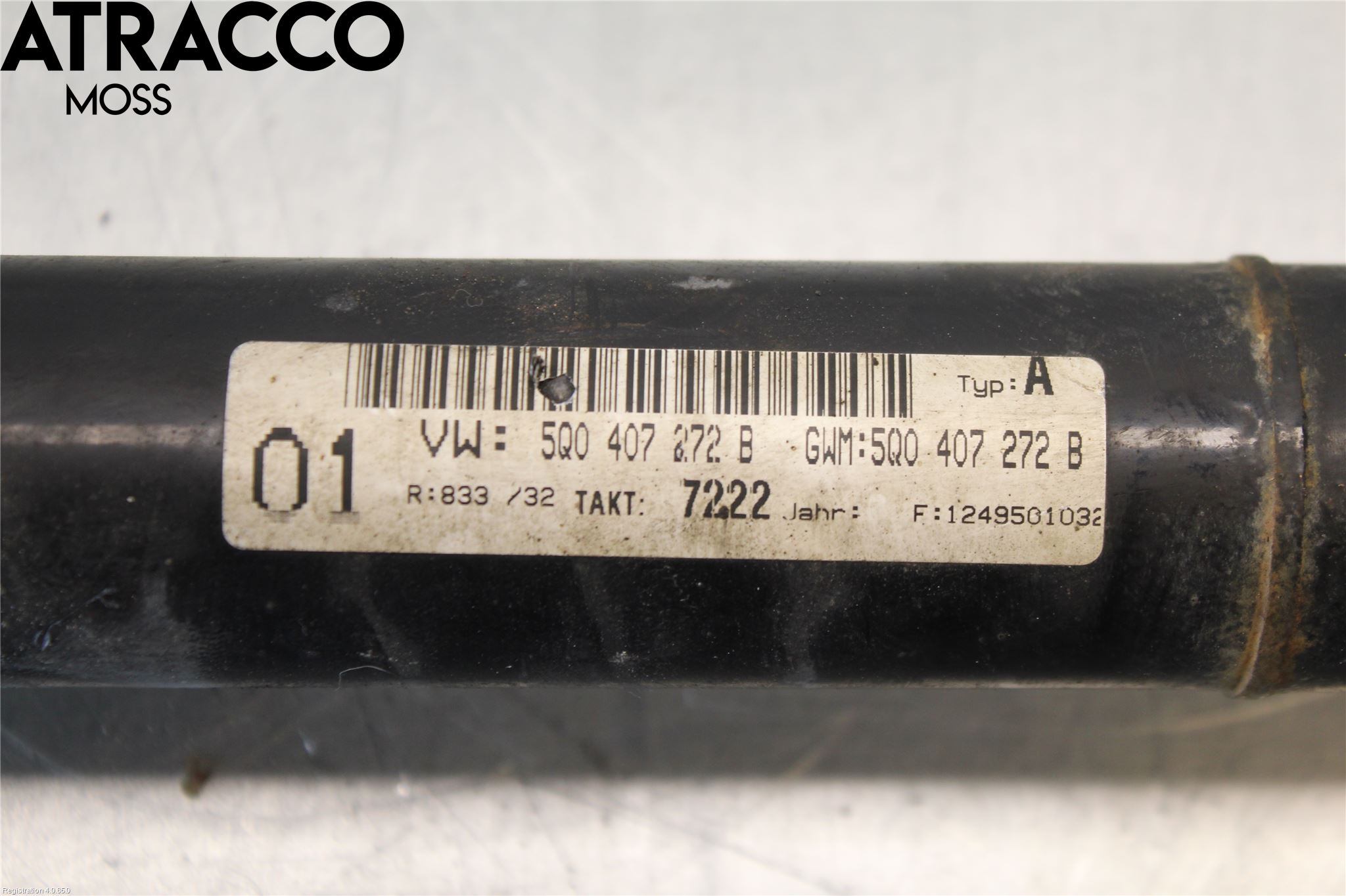 Volkswagen VW GOLF / E-GOLF VII 13-20 Drivaksel Foran Kompl Høyre