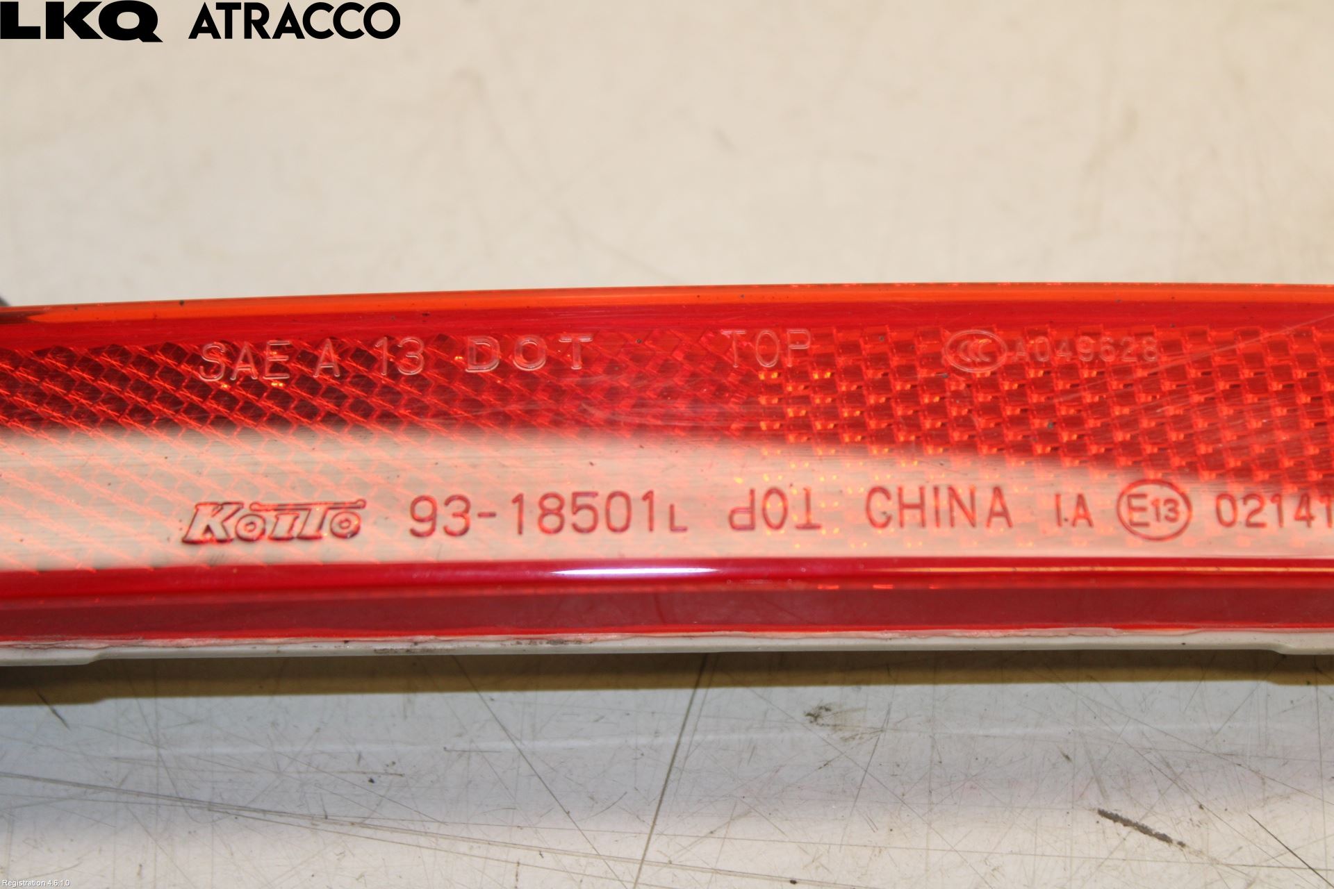 Nissan LEAF 18- Refleks Bak