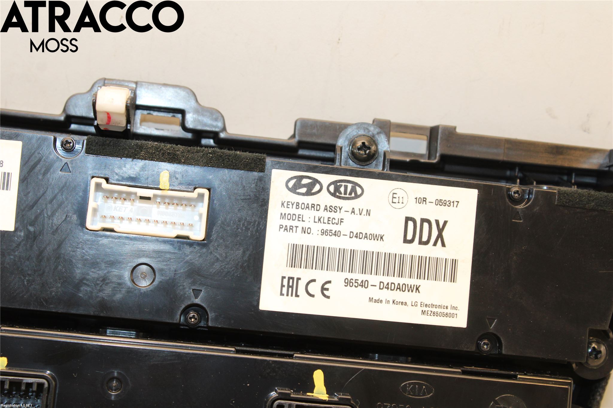 Kia OPTIMA 16-20 Varme Ac Betjening-Display