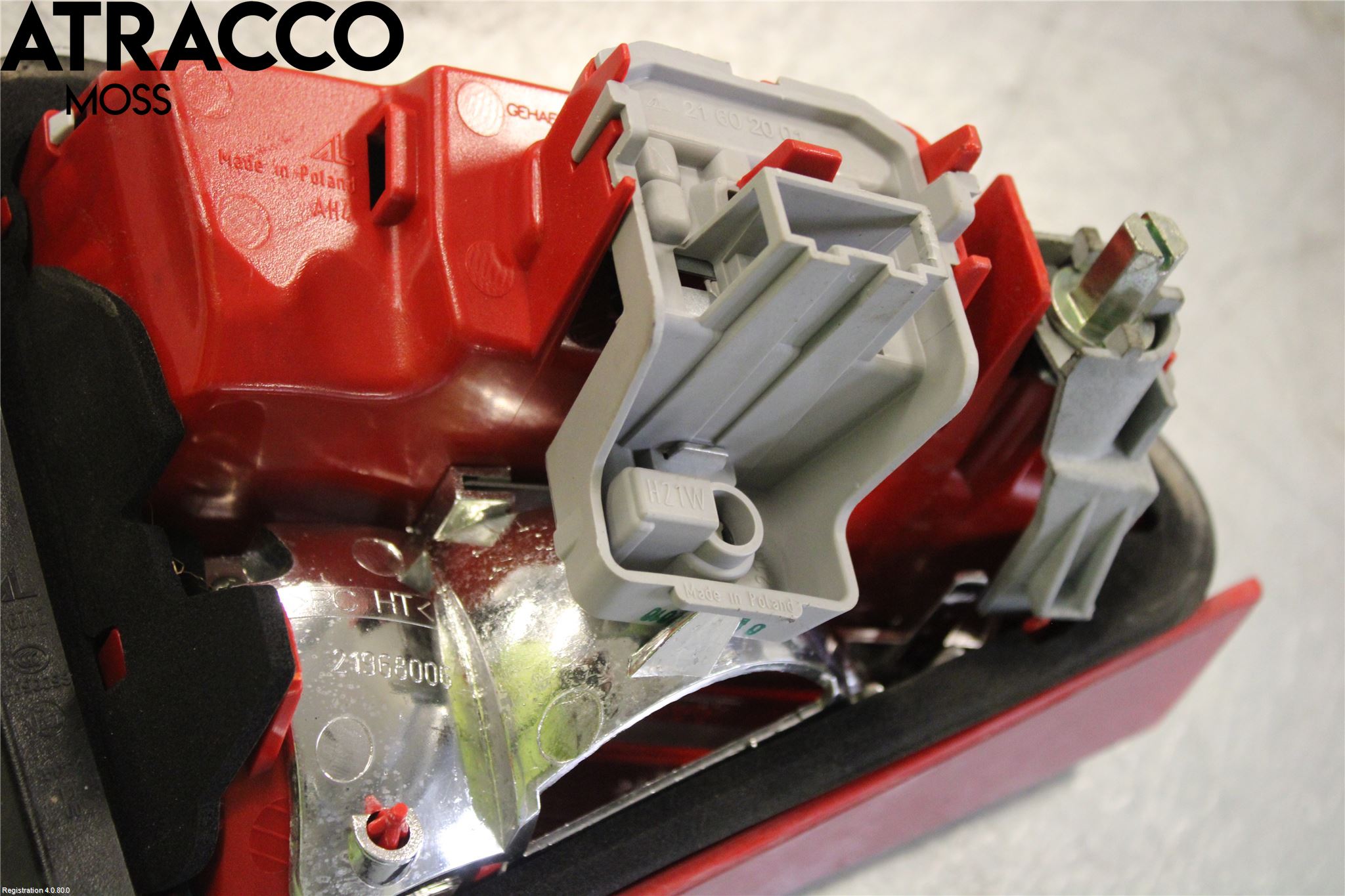 Audi A4/S4 08-11 Baklykt Høyre  På Luke(Indre)