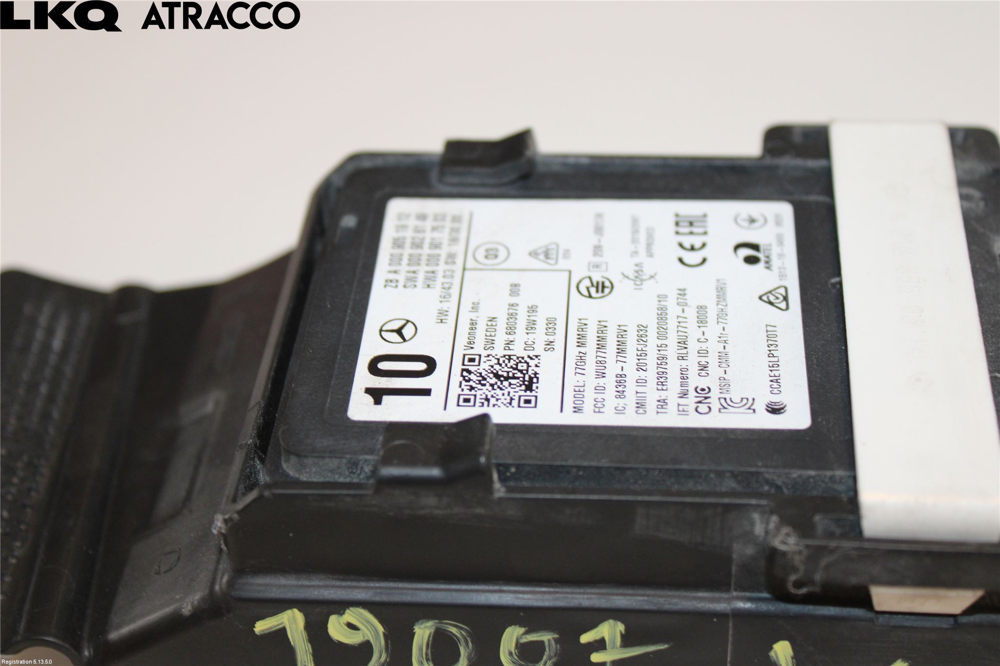 Mercedes-Benz MB E-KLASS (W213) 16-23 Sensor Kollisjonsbeskyttelse