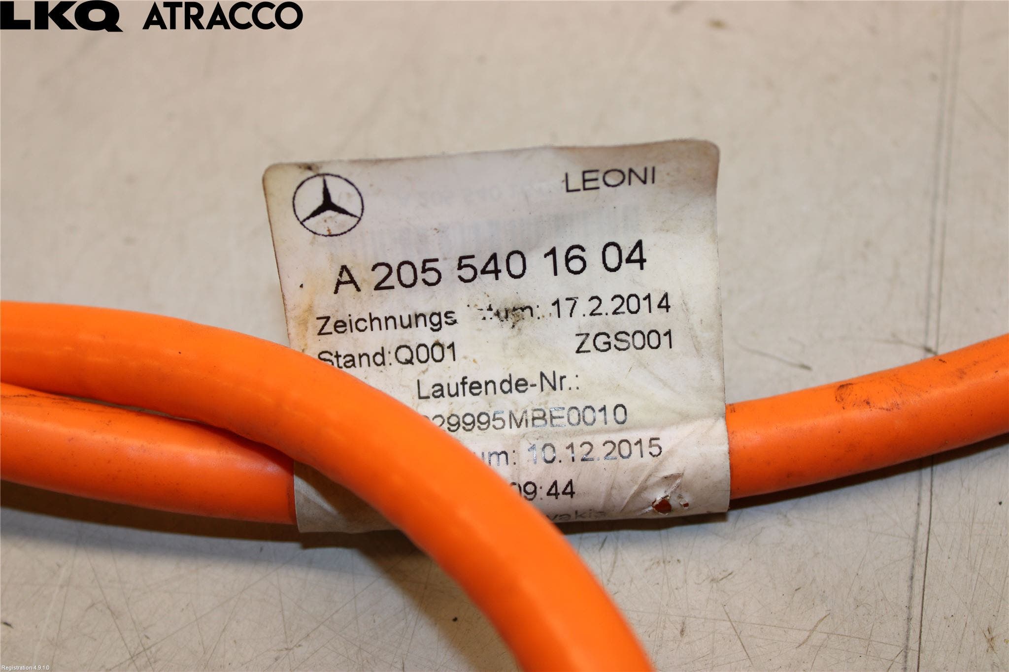 Mercedes-Benz MB C-KLASS (W205) 14-21 Batterikabel