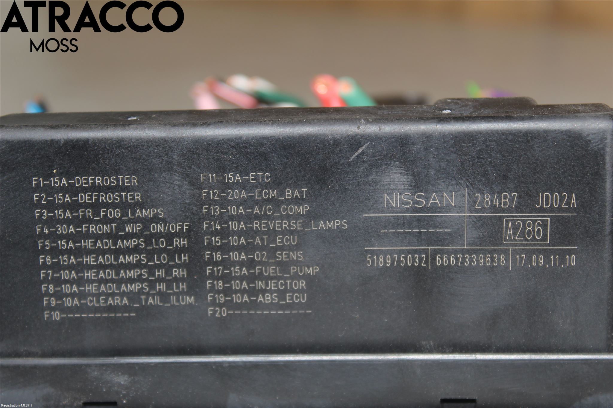 Nissan QASHQAI 10-14 Sikringsboks - Elsentral