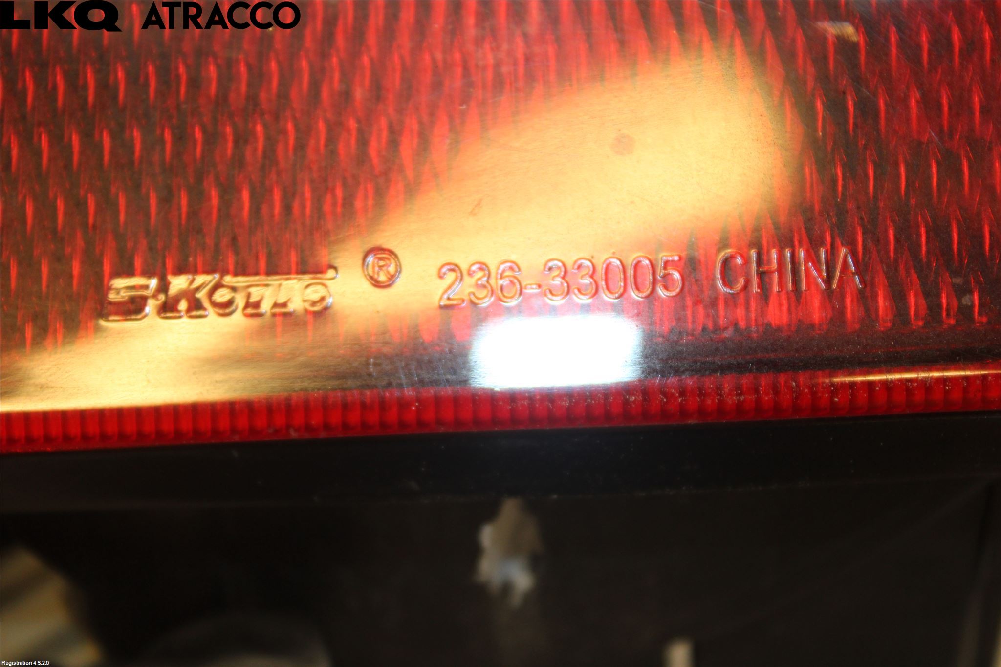 Nissan LEAF 18- Baklykt Ryggelys-Tåkelys