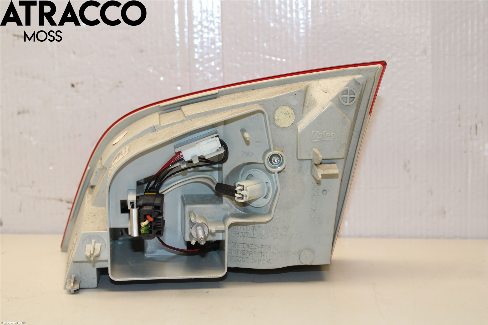 Peugeot 508 11-18 Baklykt Venstre  På Luke(Indre