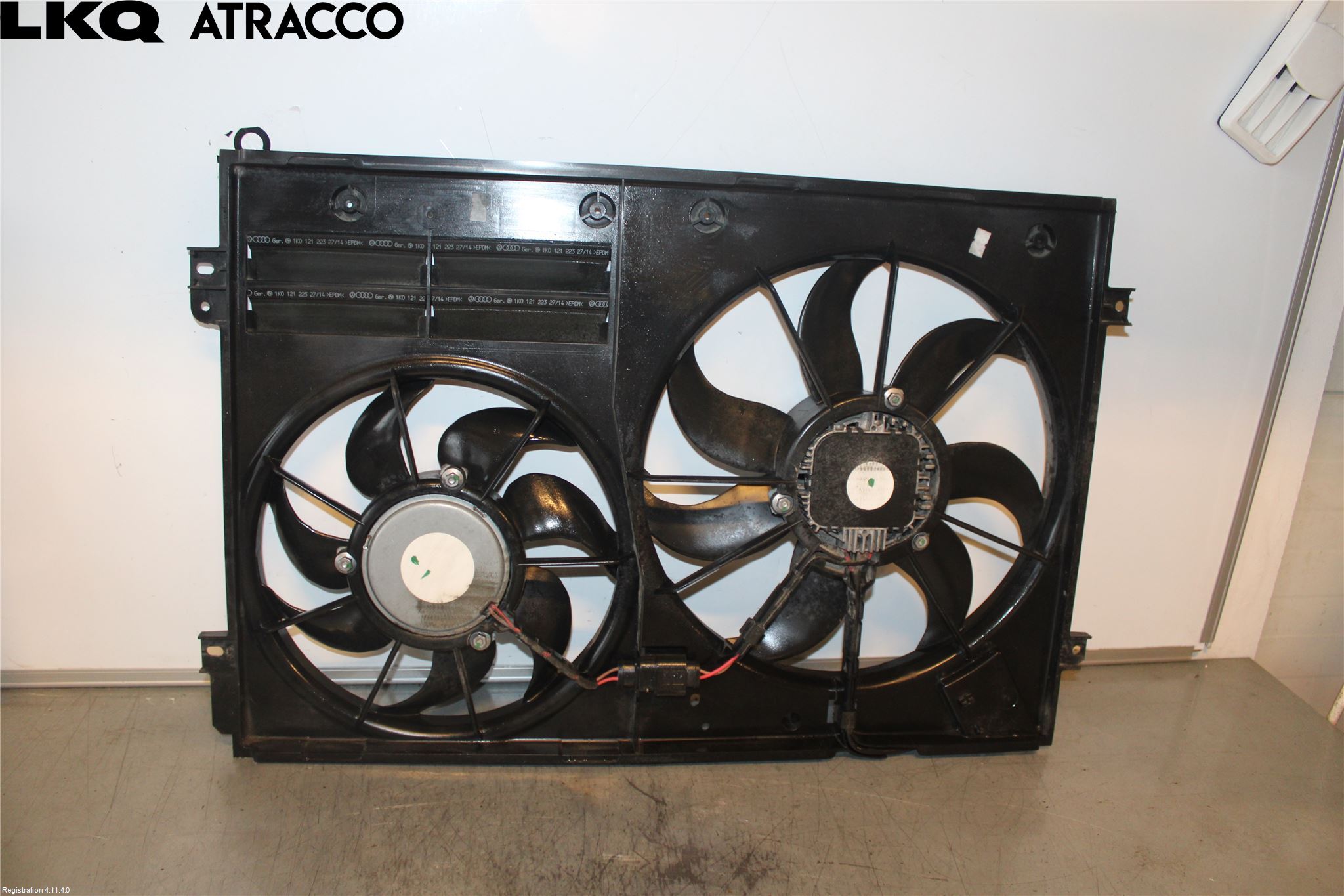 Volkswagen VW TIGUAN 07-16 Kjølevifte Elektrisk