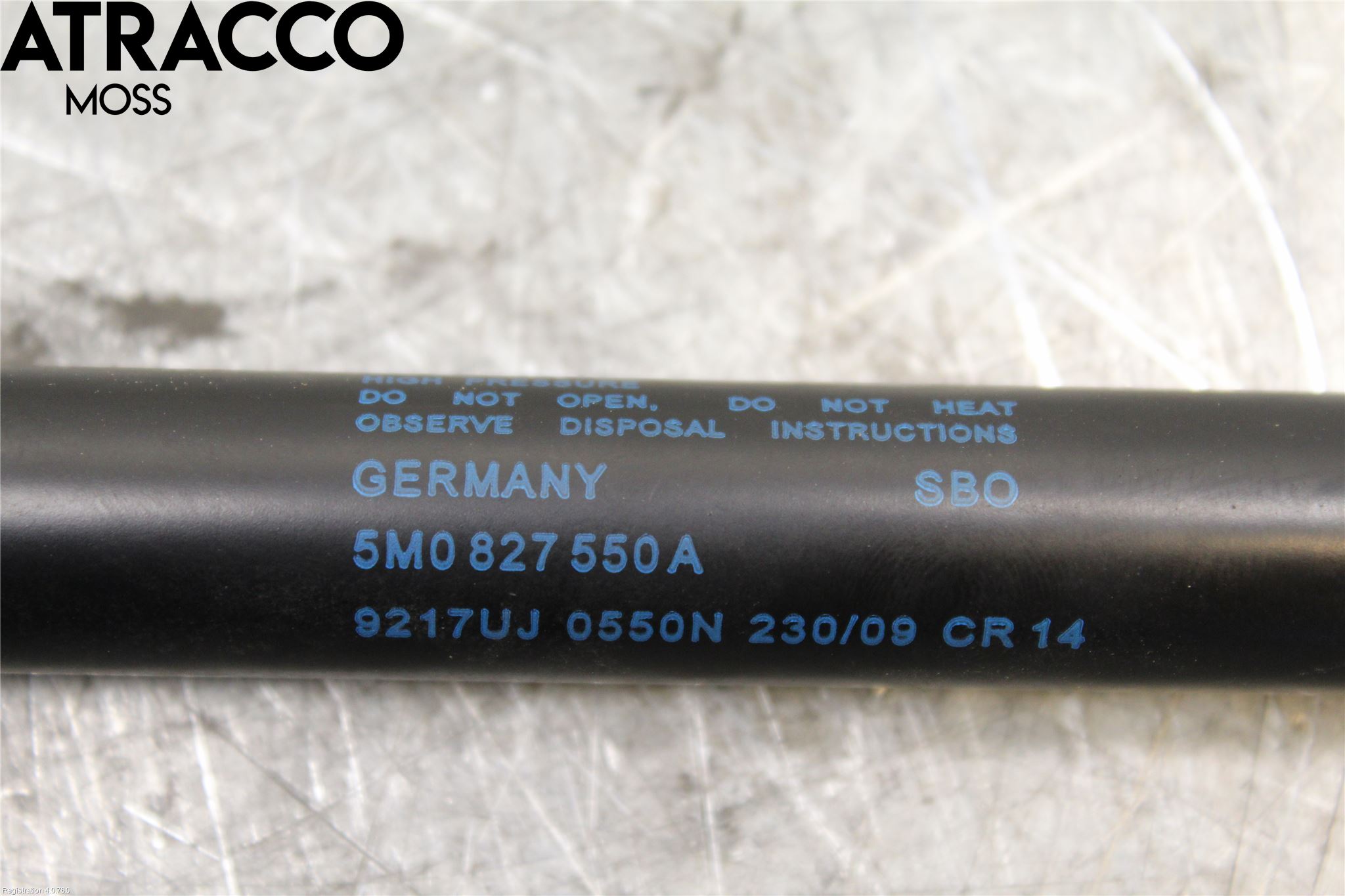 Volkswagen VW GOLF PLUS/CROSS GOLF 04-14 Bakluke Demper-Gassfjær