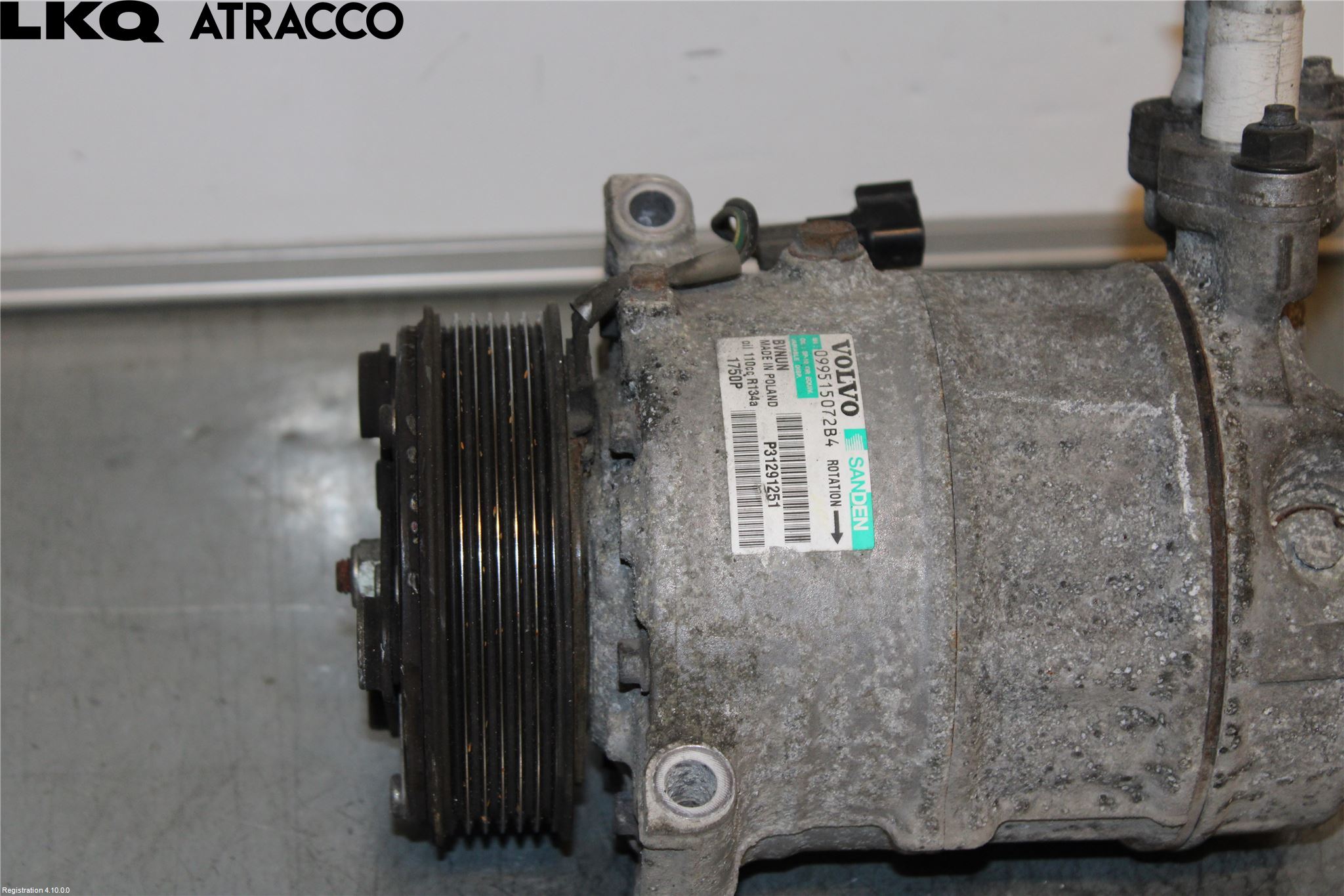 Volvo V40 12-19 Varme Ac Kompressor