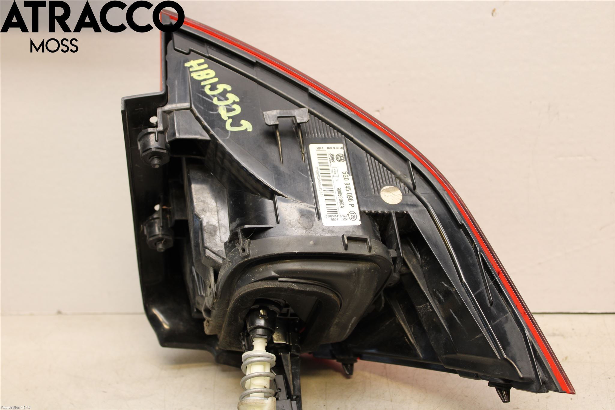 Volkswagen VW GOLF / E-GOLF VII 13-20 Baklykt Høyre