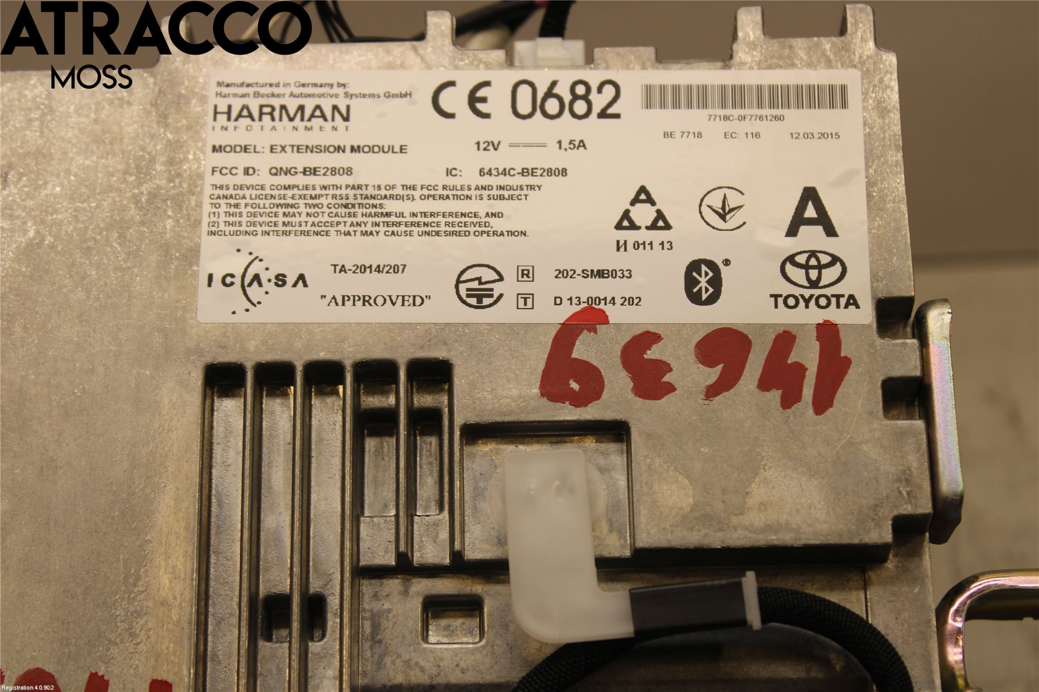 Toyota AURIS 13-19 Stereo Radio Med Cd