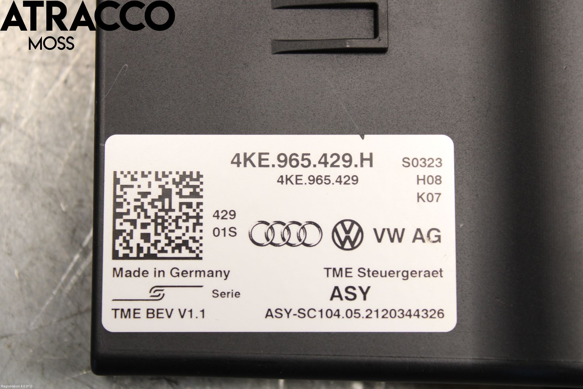 Porsche TAYCAN 20- Styreenhet Øvrig