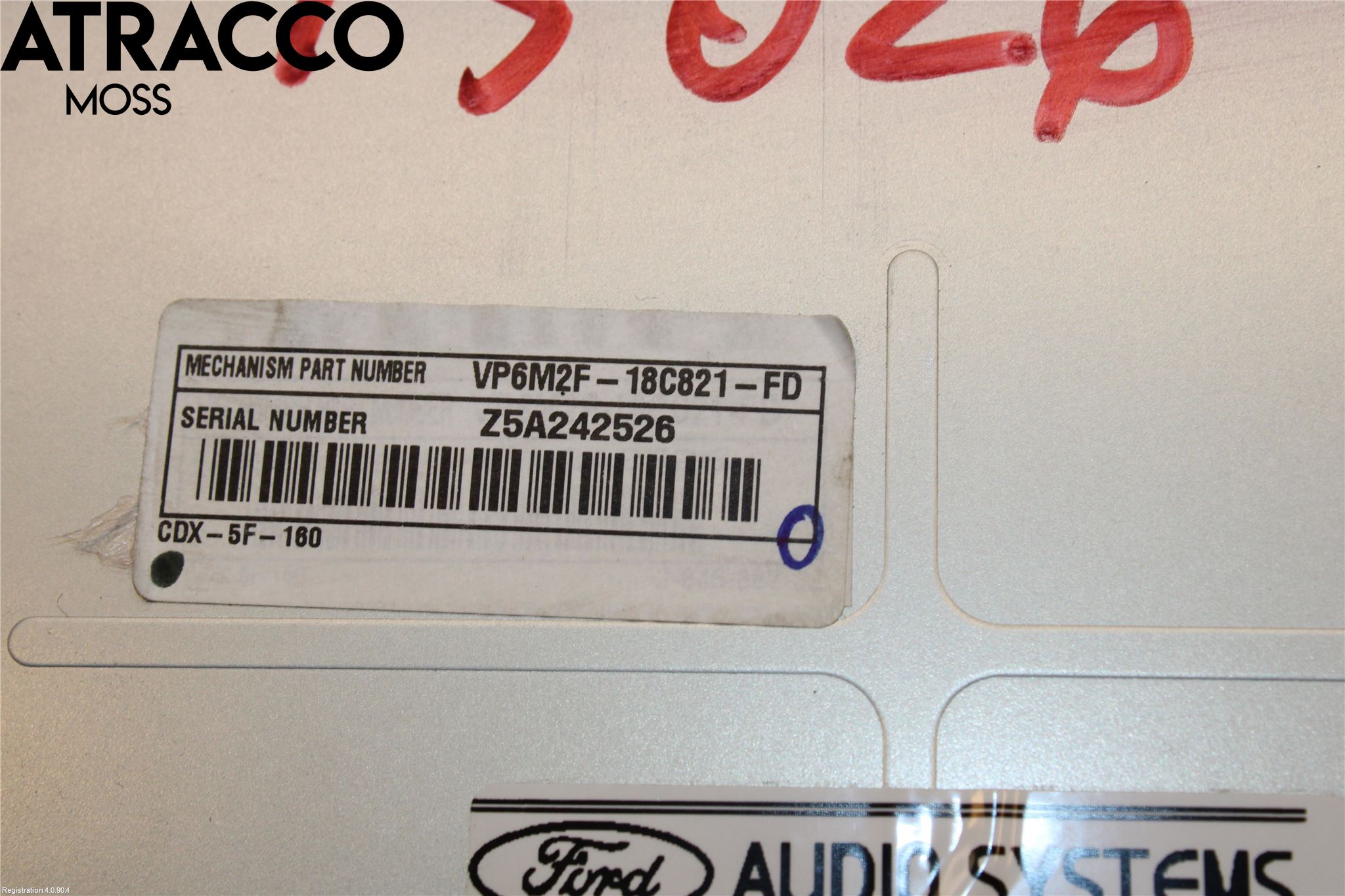 Ford MONDEO 07-15 Stereo Radio Med Cd