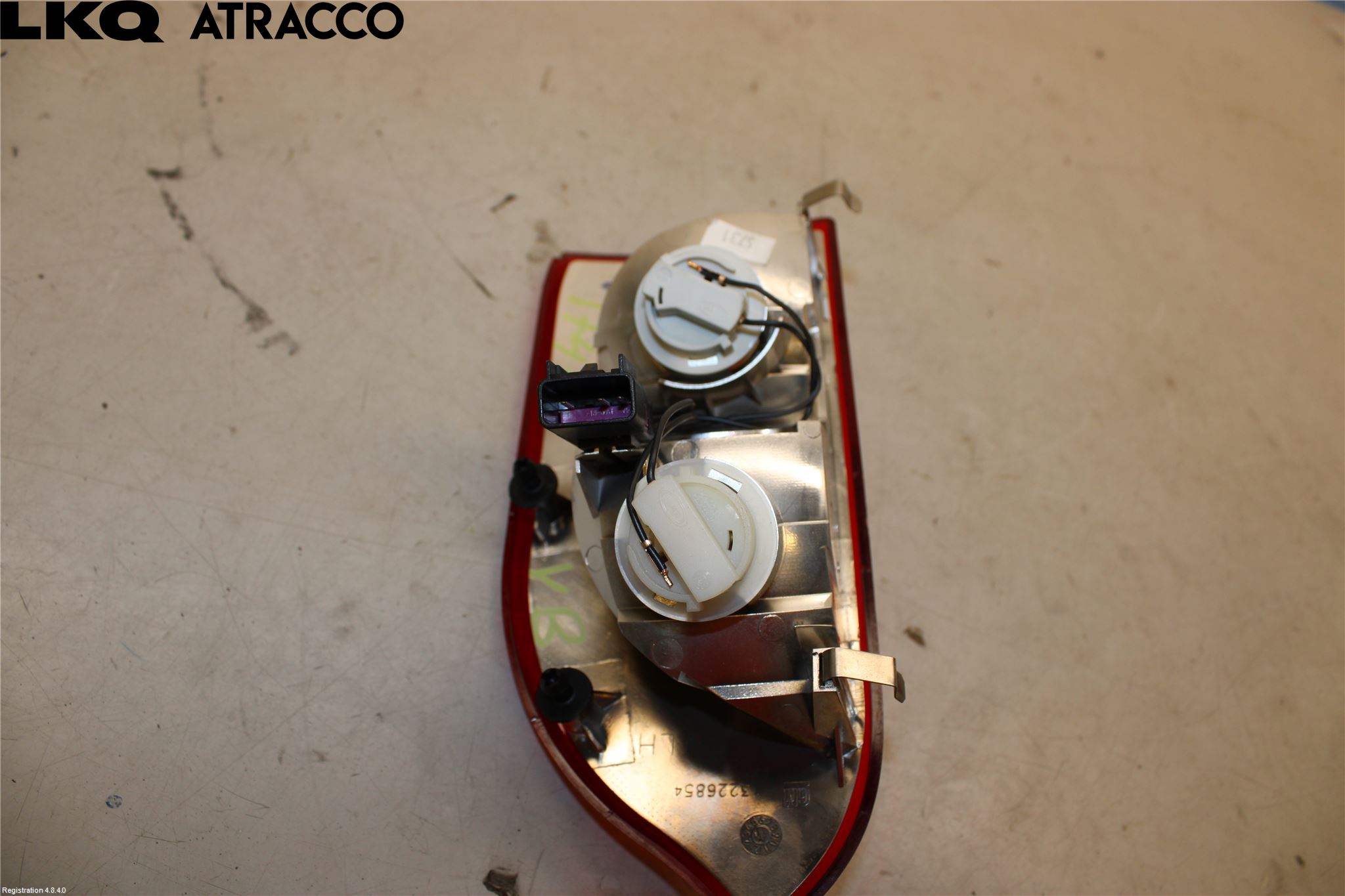 Opel INSIGNIA 09-16 Baklykt Venstre  På Luke(Indre