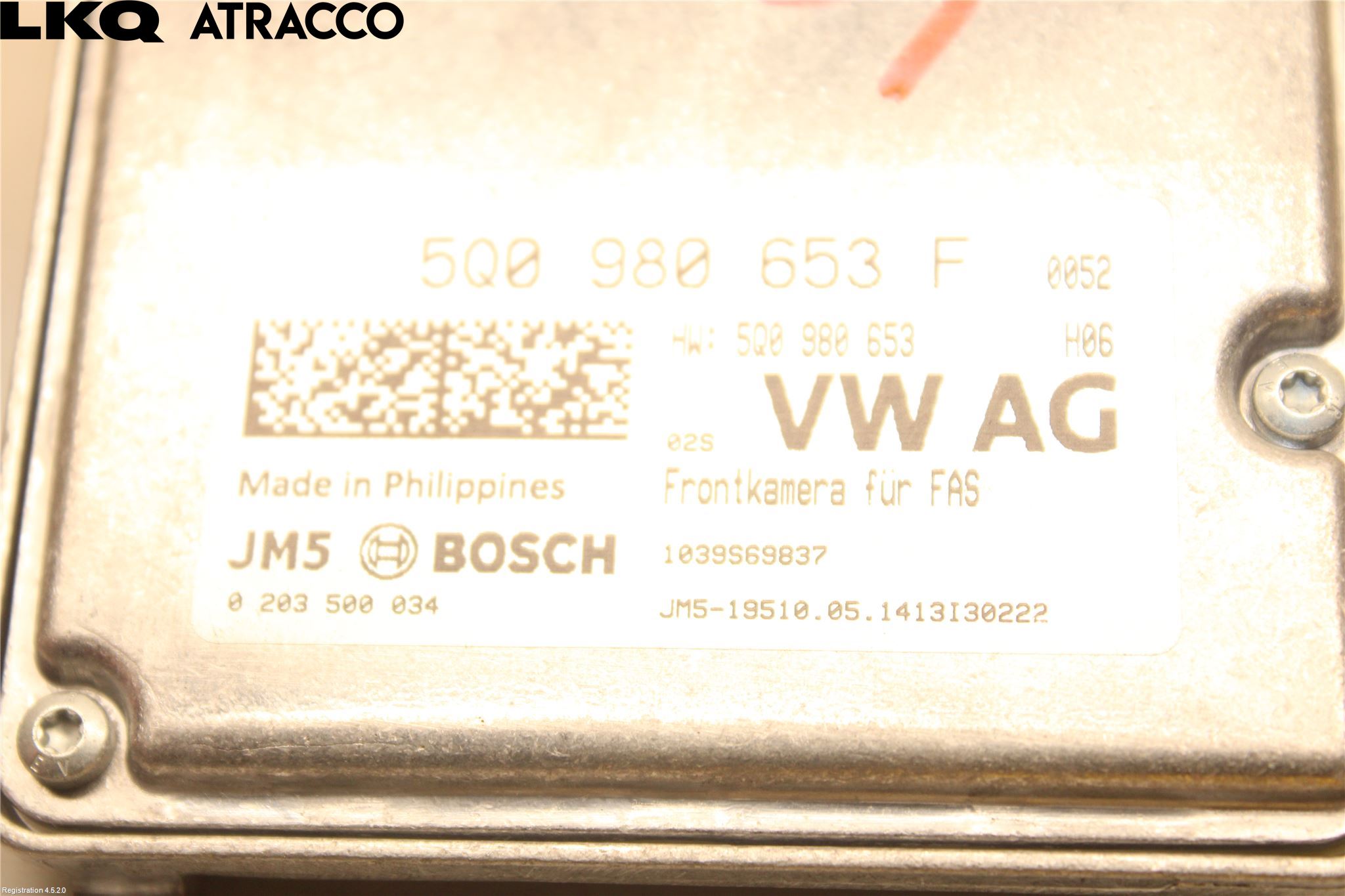 Volkswagen VW GOLF / E-GOLF VII 13-20 Sensor Kollisjonsbeskyttelse