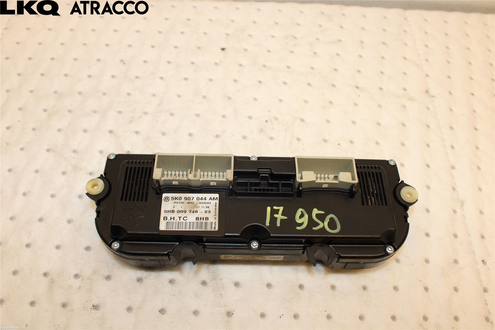 Volkswagen VW GOLF VI 09-13 Varme Ac Betjening-Display