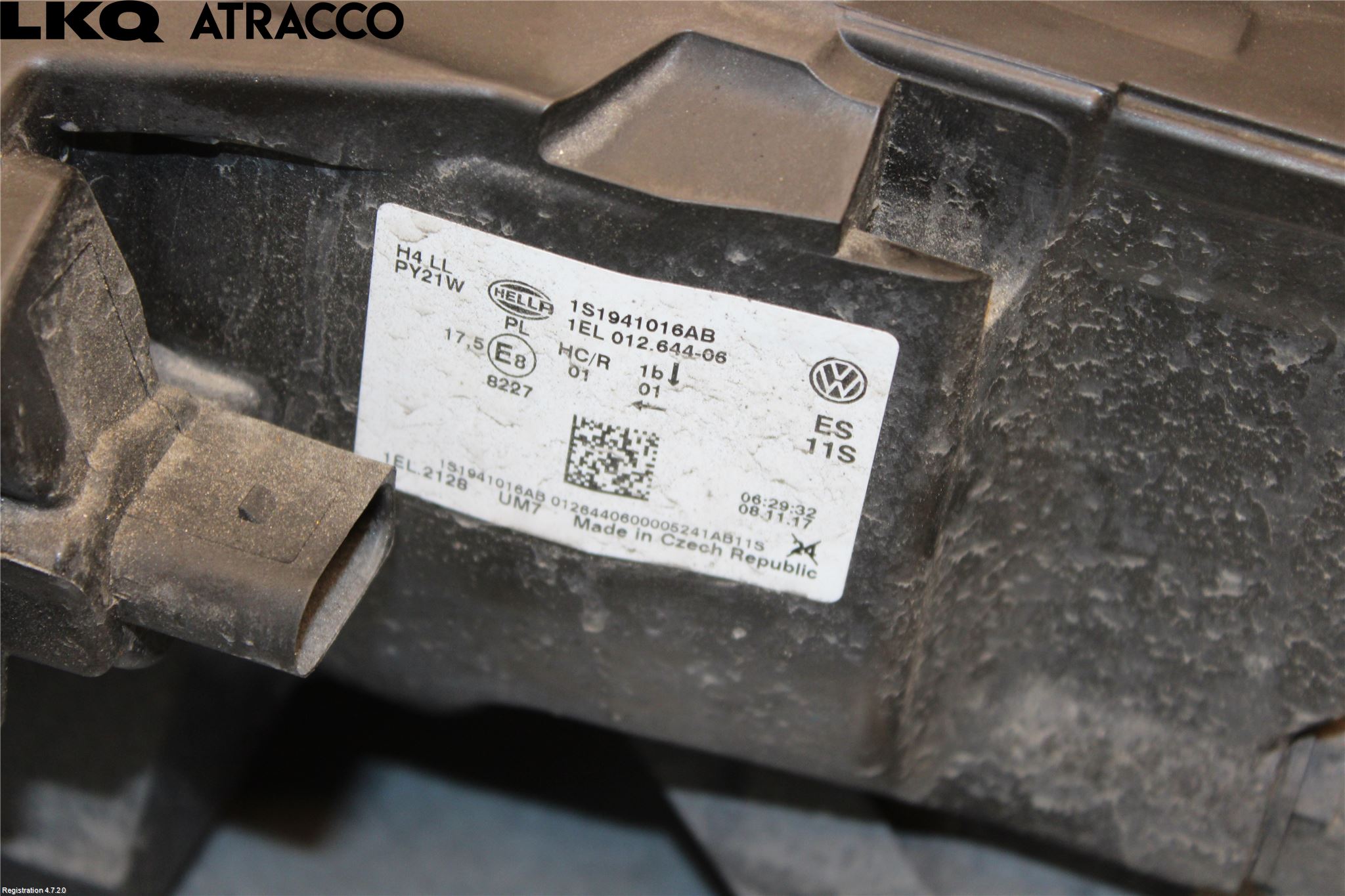 Volkswagen VW UP! / E-UP! Frontlykt Høyre