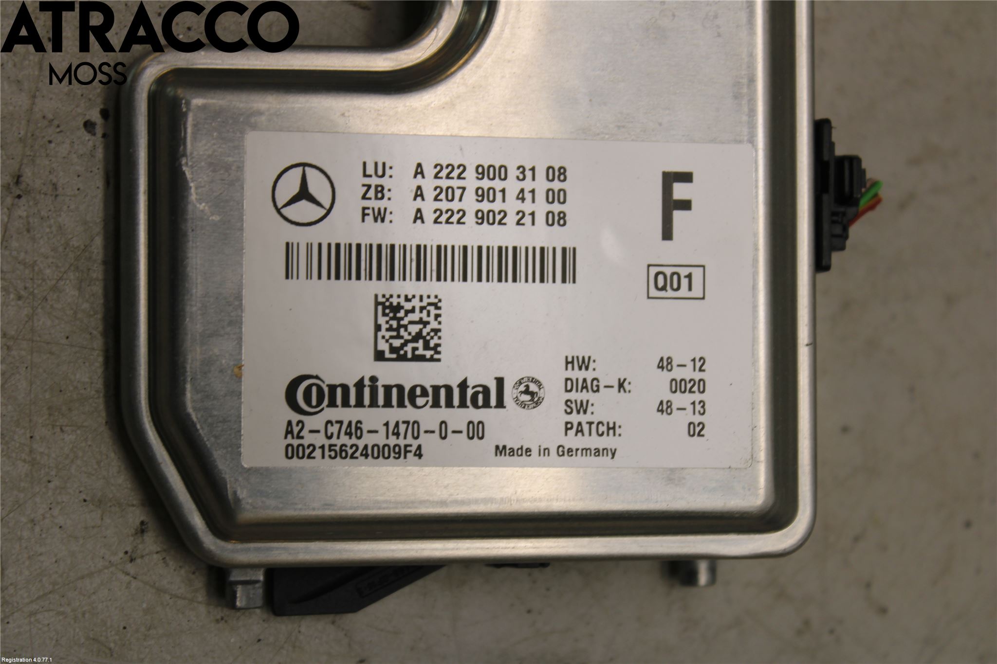 Mercedes-Benz MB C-KLASS (W205) 14-21 Parkeringshjelp Kamera