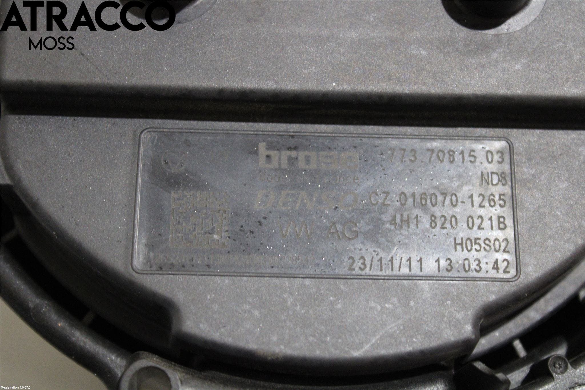 Audi A6/S6 4G 11-18 Varme Ac Varmeapparatvifte