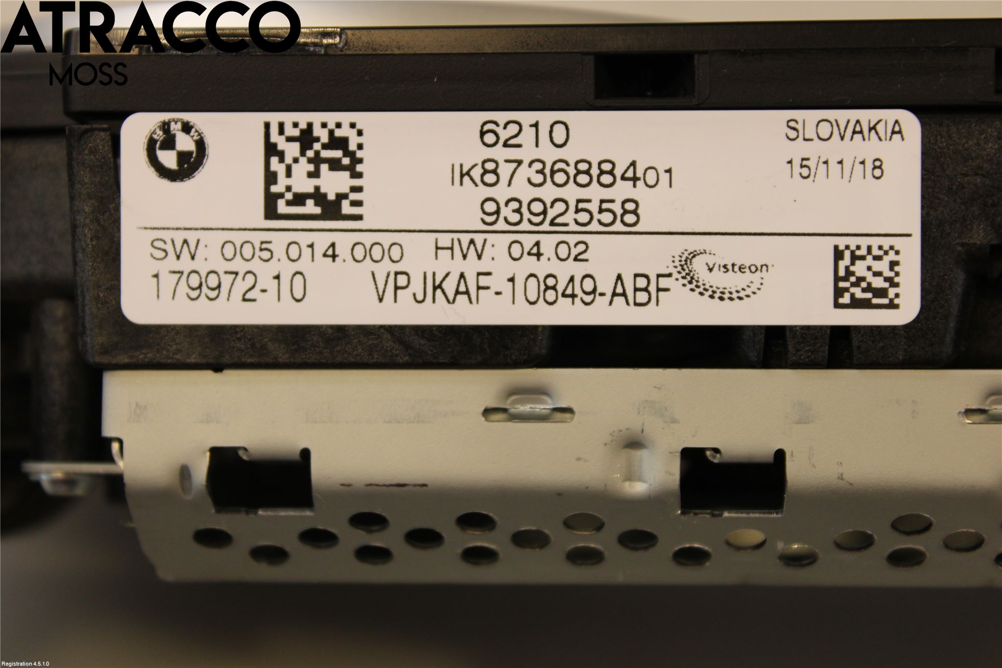 BMW X3 G01 18- Instr Kombinert