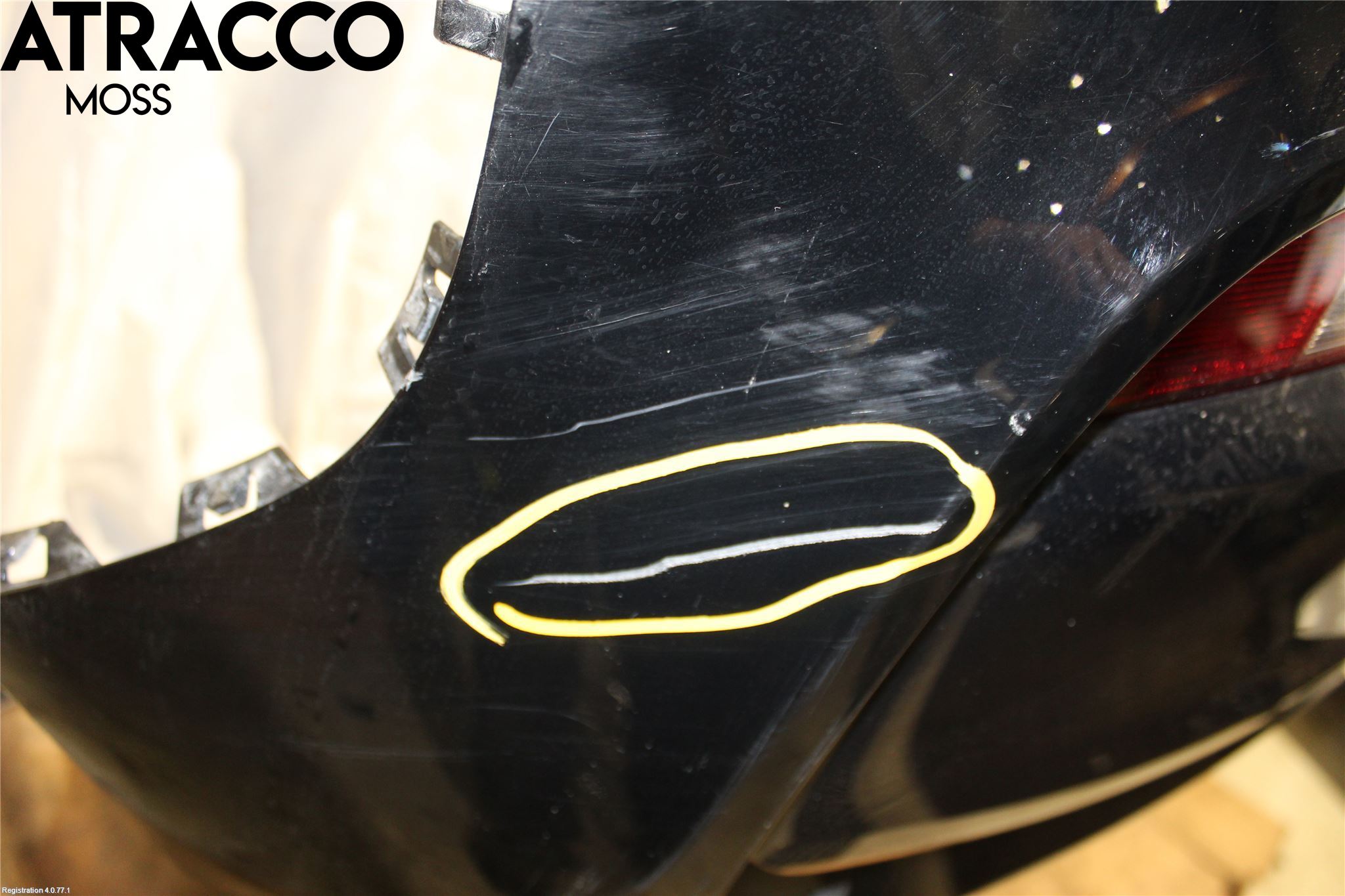 BMW i3 I01 13-22 Støtfanger Bak