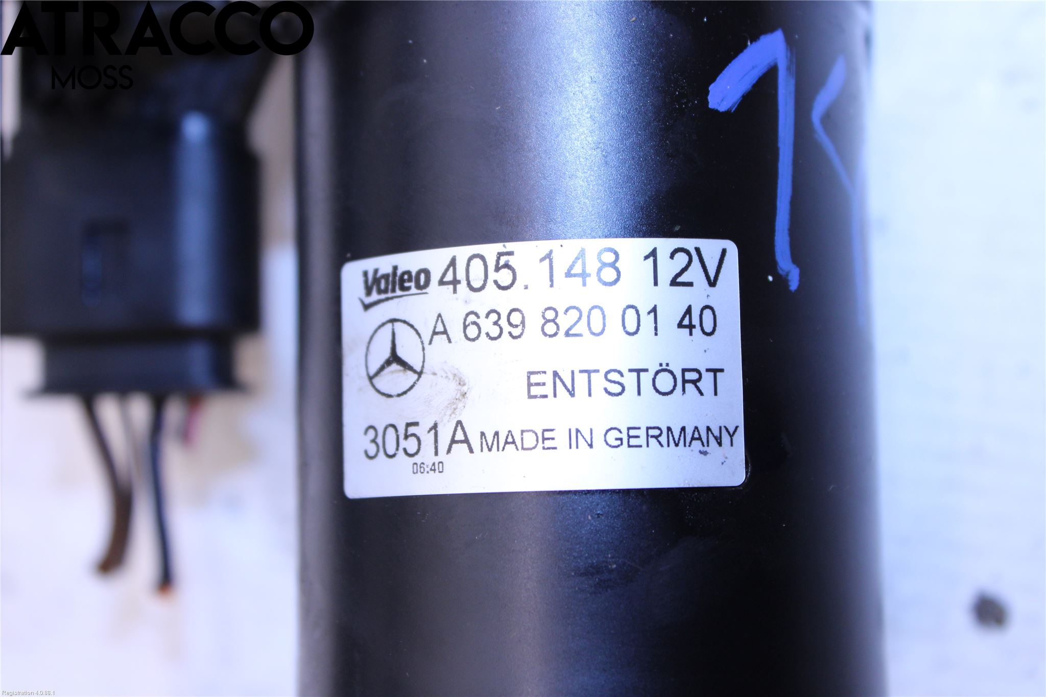 Mercedes-Benz MB VITO/VIANO (W639) 04-14 Viskermotor Frontrute