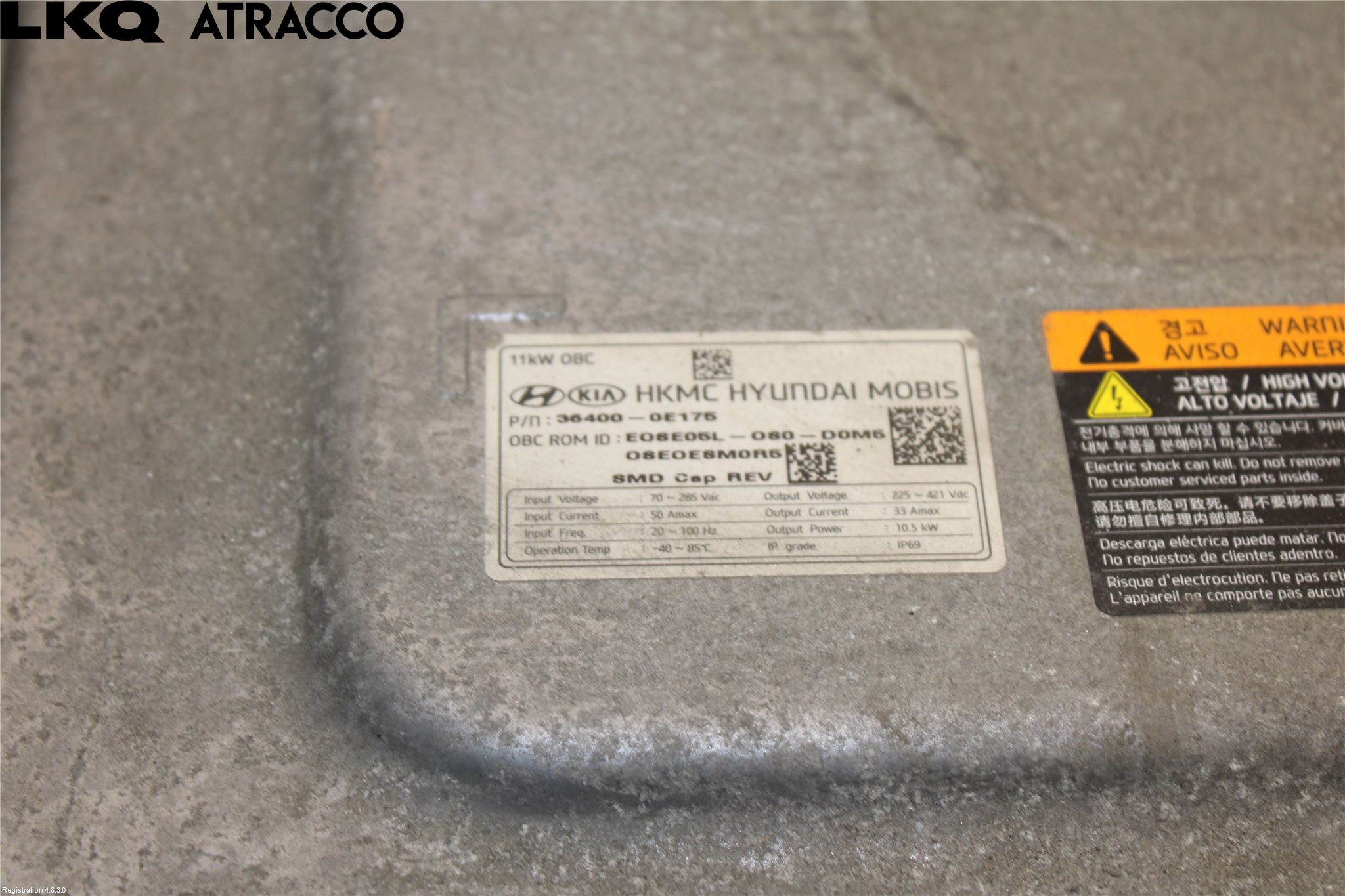 Hyundai KONA/ELECTRIC OS 18-23 Batterilader Hybrid