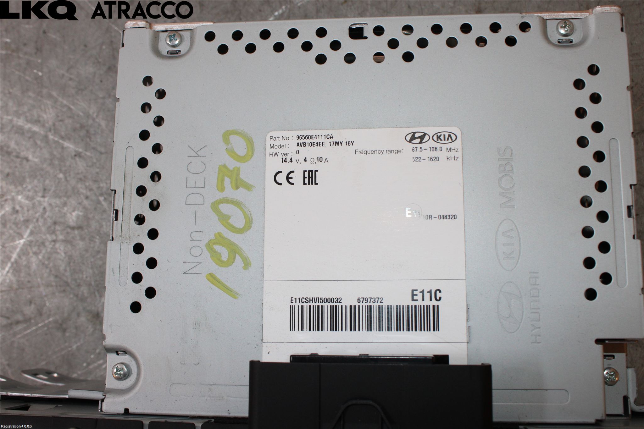 Kia SOUL 09- Stereo Radio
