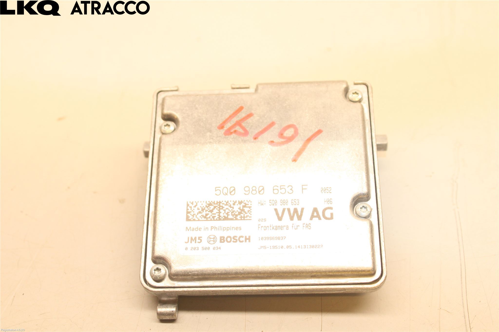 Volkswagen VW GOLF / E-GOLF VII 13-20 Sensor Kollisjonsbeskyttelse