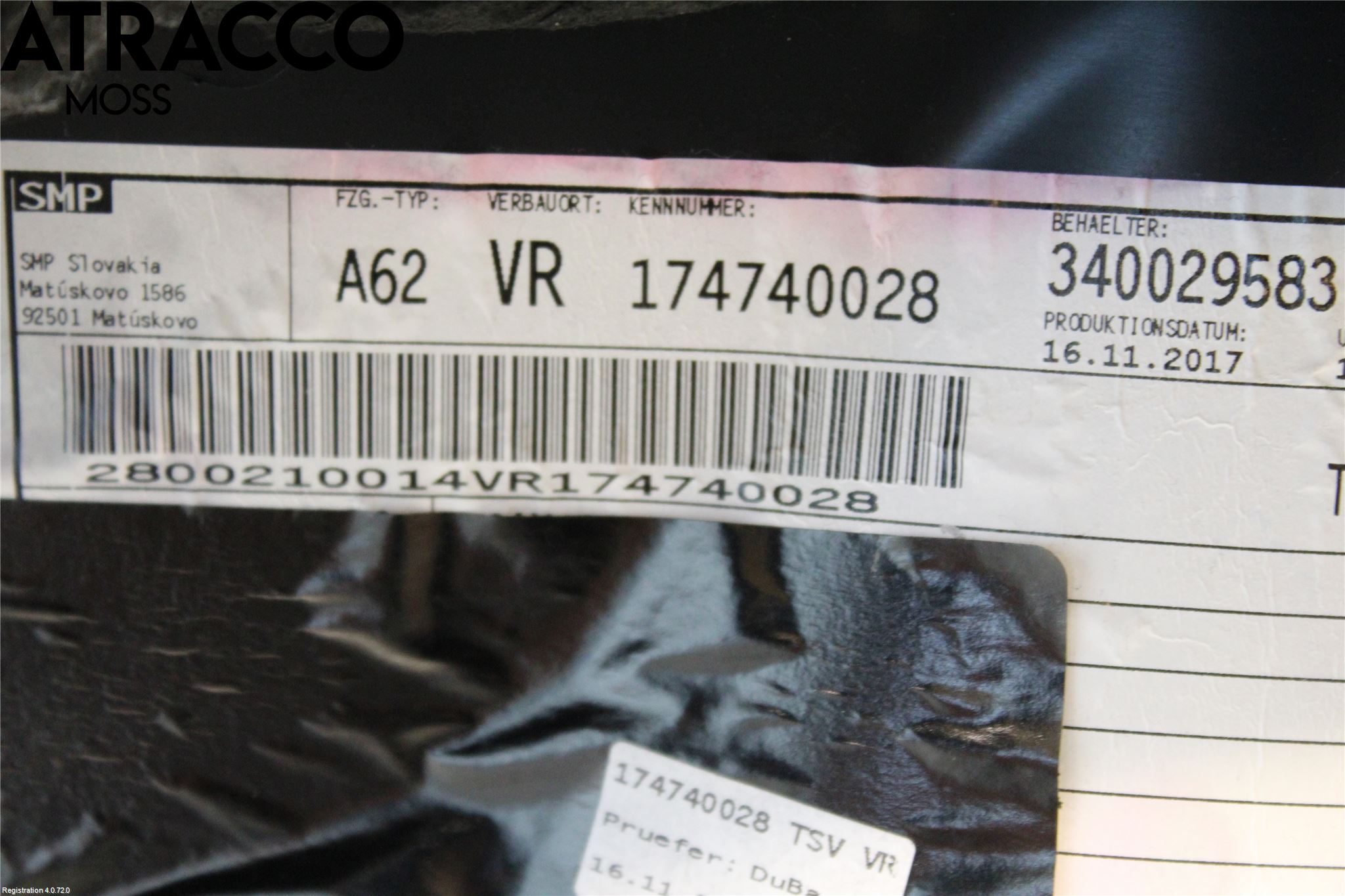 Audi A3/S3 8V 13-20 Innr Dørtrekk Høyre