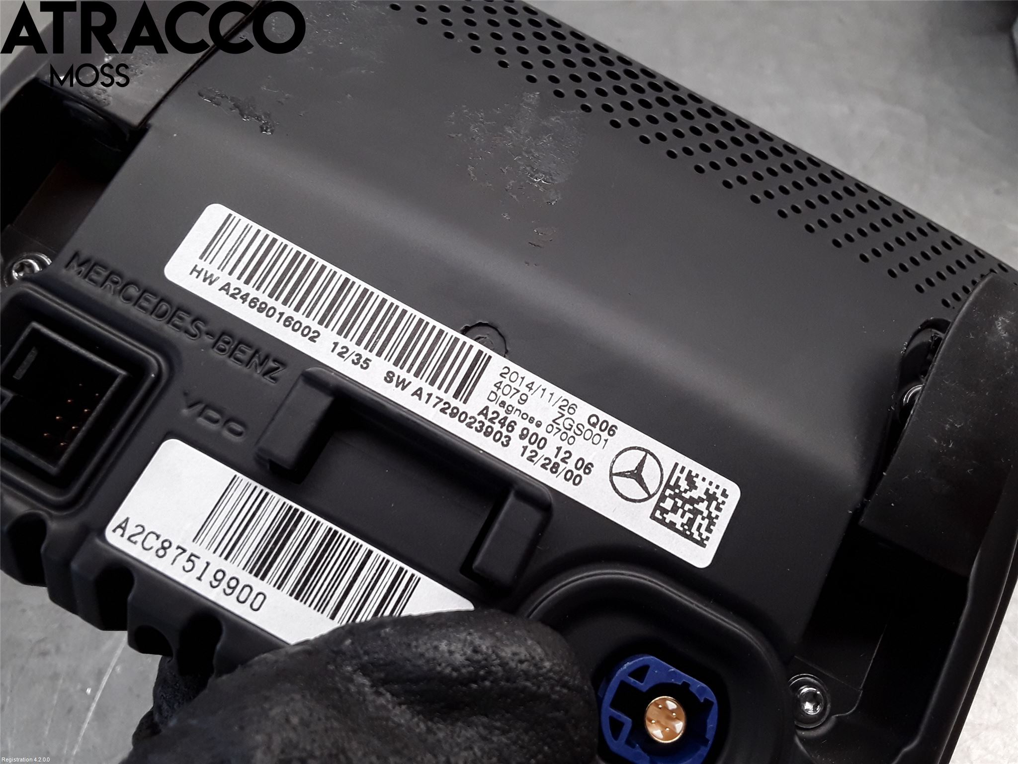 Mercedes-Benz MB A-KLASS (W176) 13-18 Multifunktionsdisplay