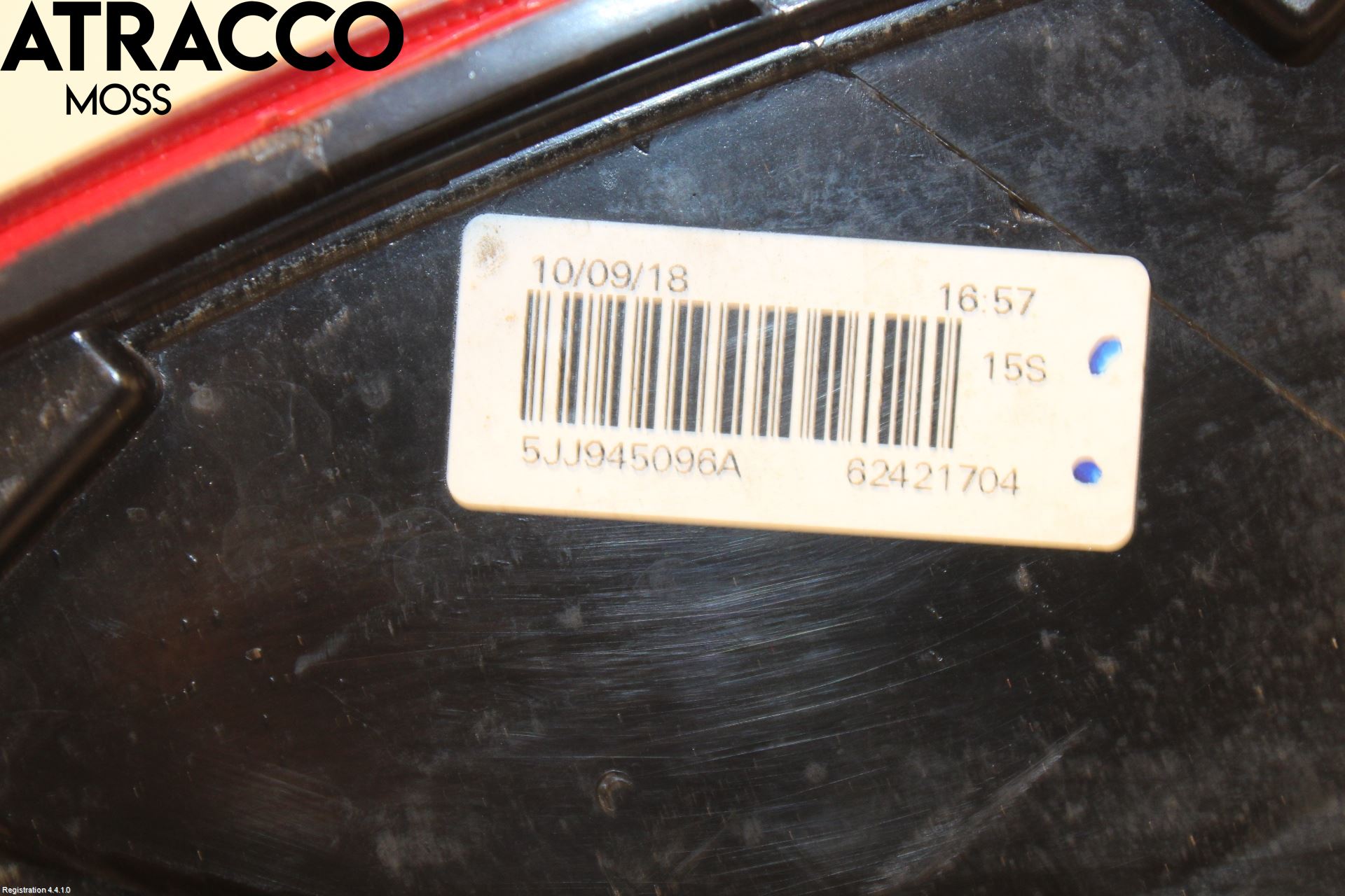 Skoda RAPID Baklykt Høyre