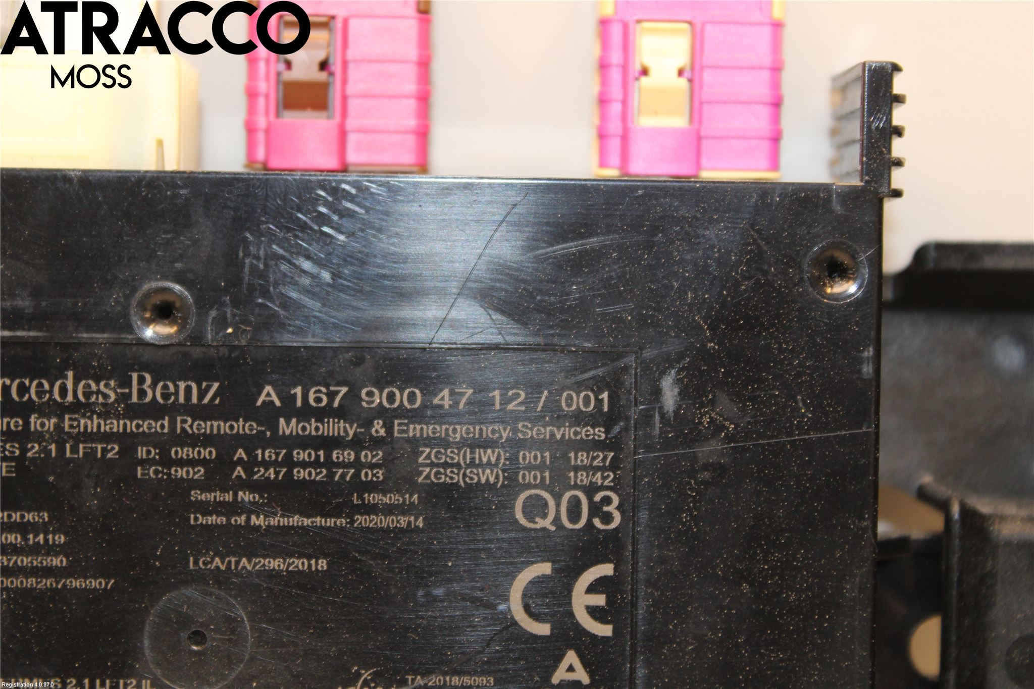 Mercedes-Benz MB EQC (N293) 20- Styreenhet Øvrig