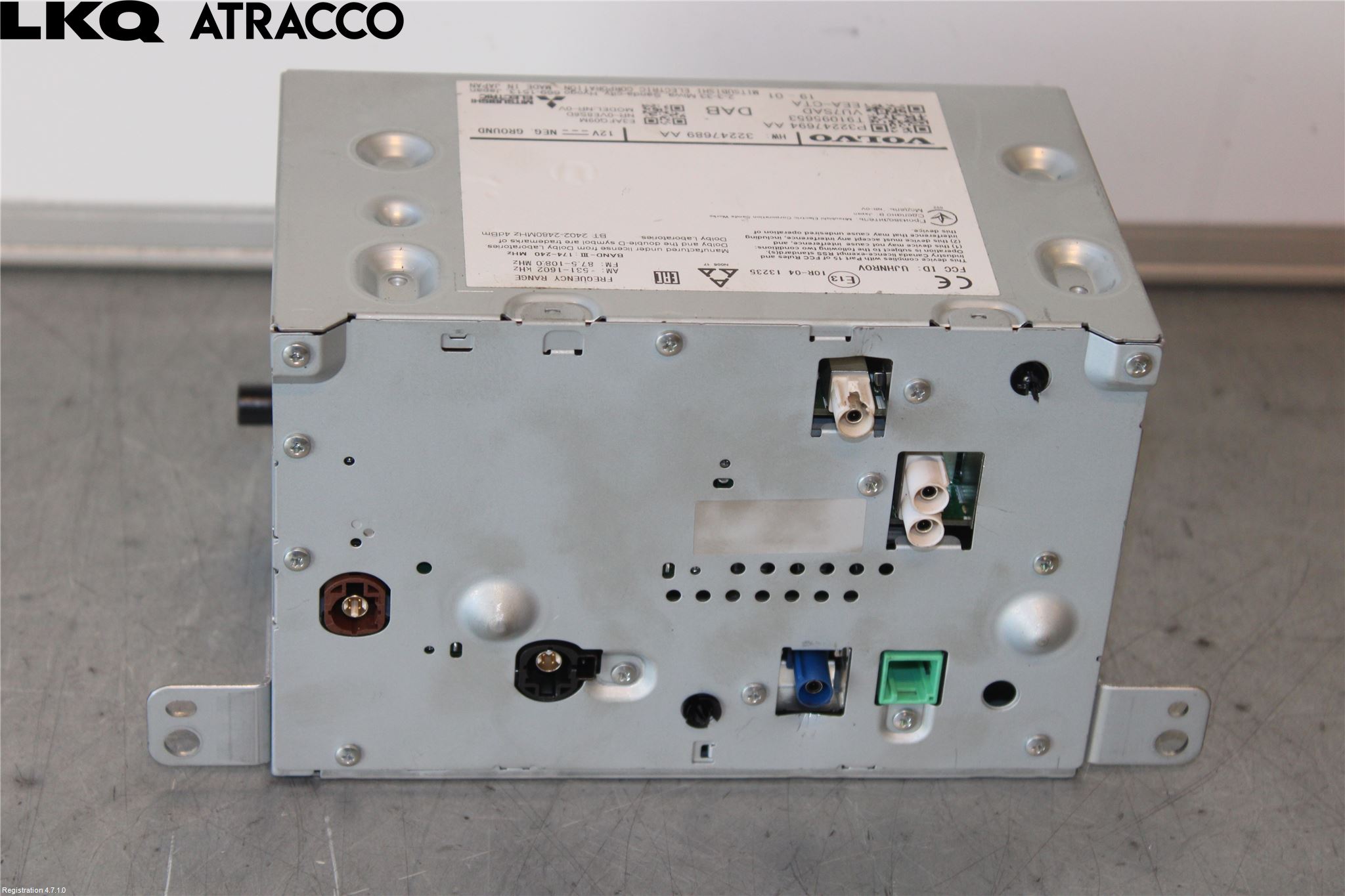 Volvo V60 19- Stereo Radio