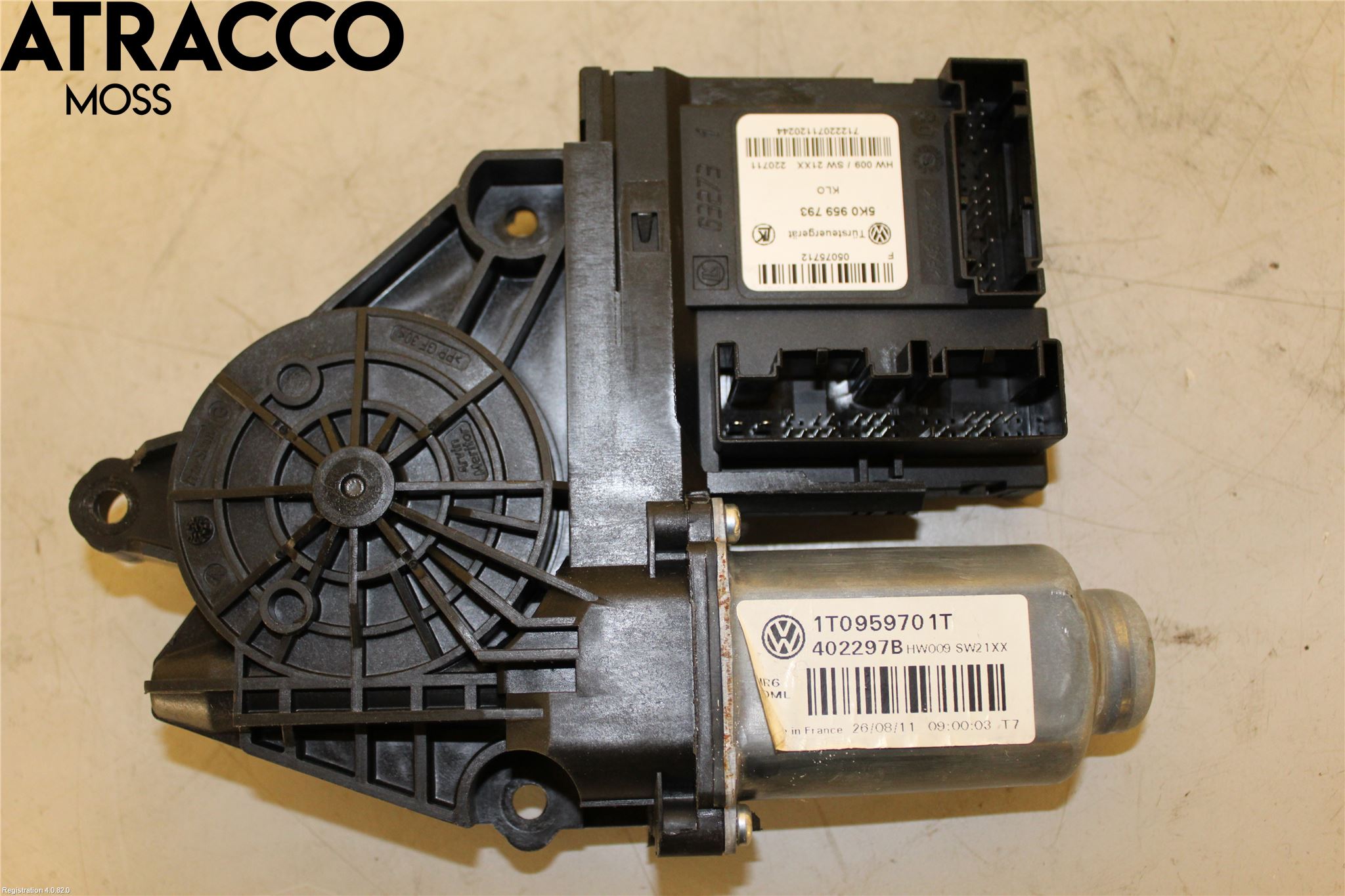 Volkswagen VW TOURAN 10-15 Vindusheismotor