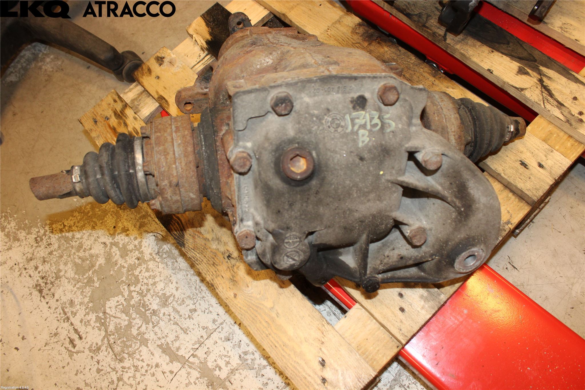 BMW 3 E90/91 SED/TOU 05-12 Bakaksel Kardang Bak -Diff