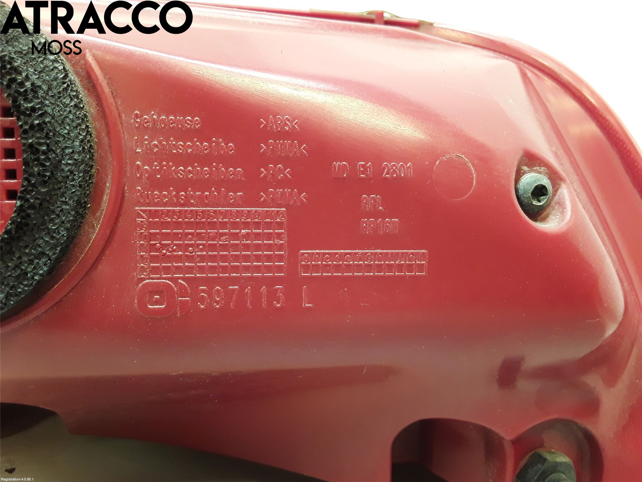 Audi A7/S7 4G 11-17 Baklykt Venstre