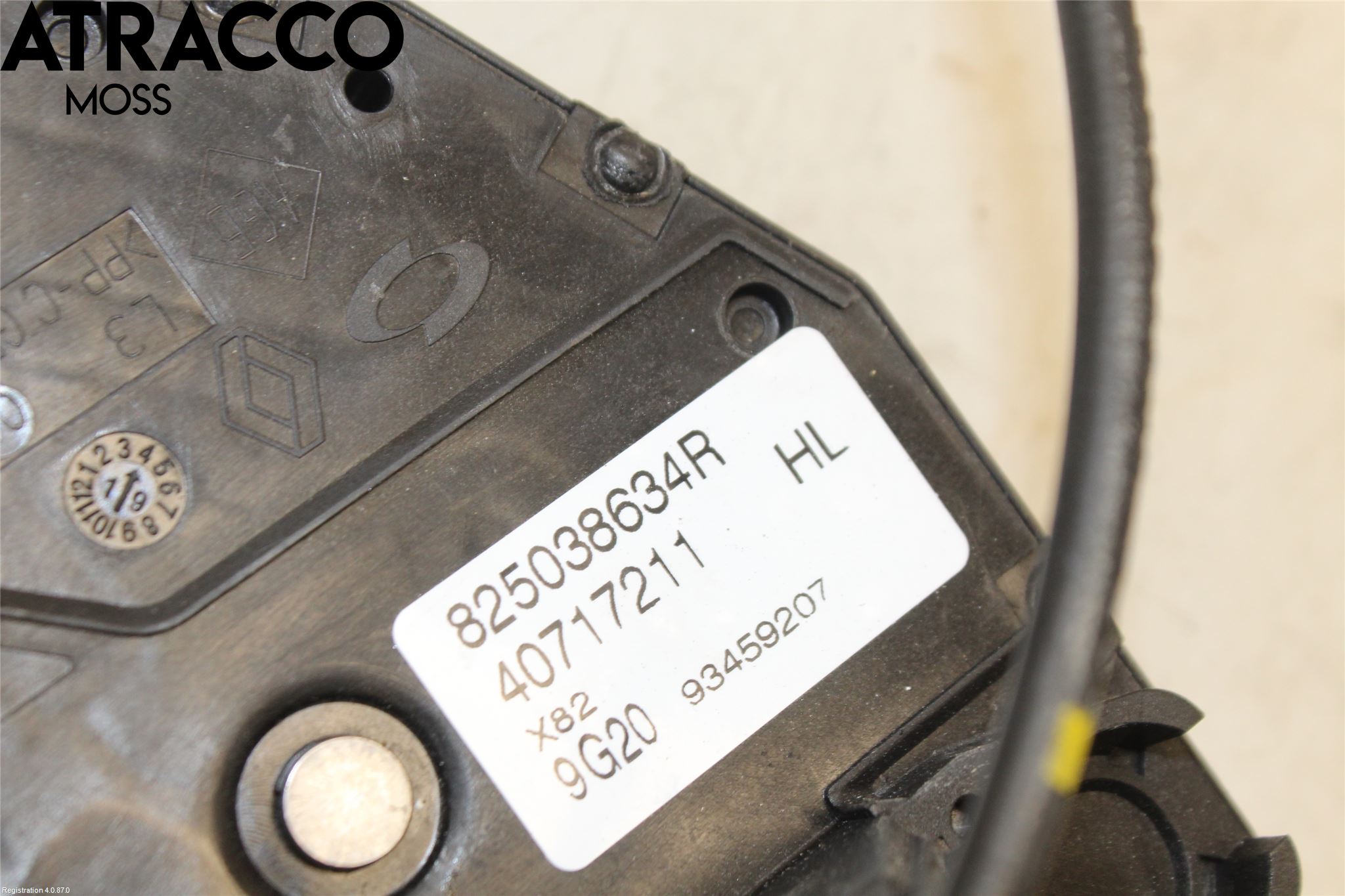 Renault TRAFIC/E-TECH 15- Dørlås - Låsekasse