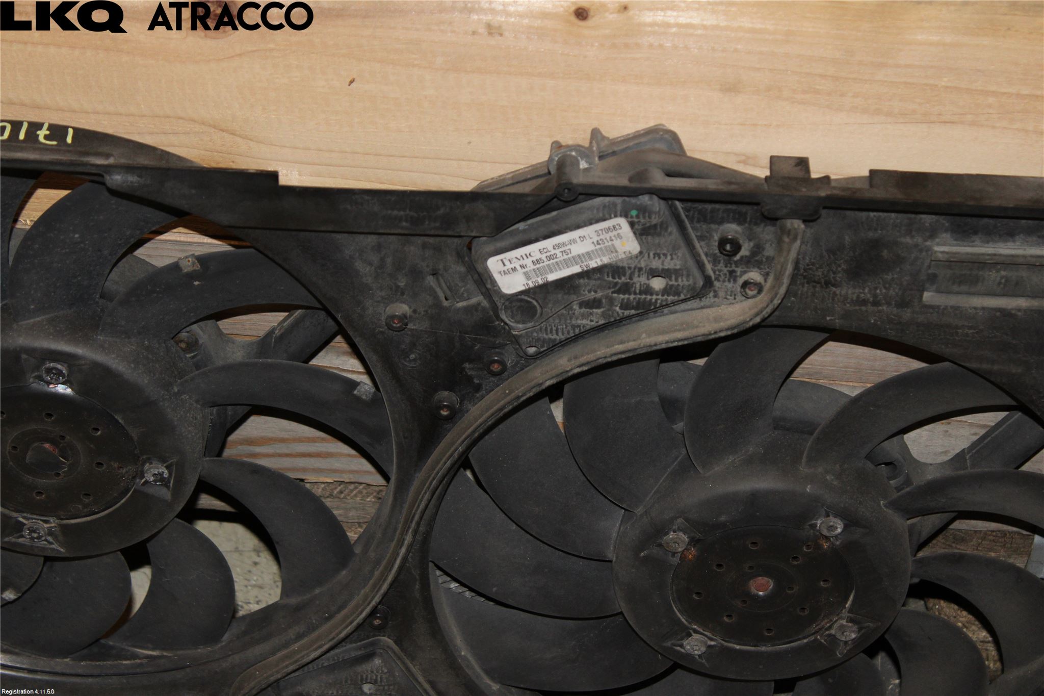 Volkswagen VW PHAETON Kjølevifte Elektrisk