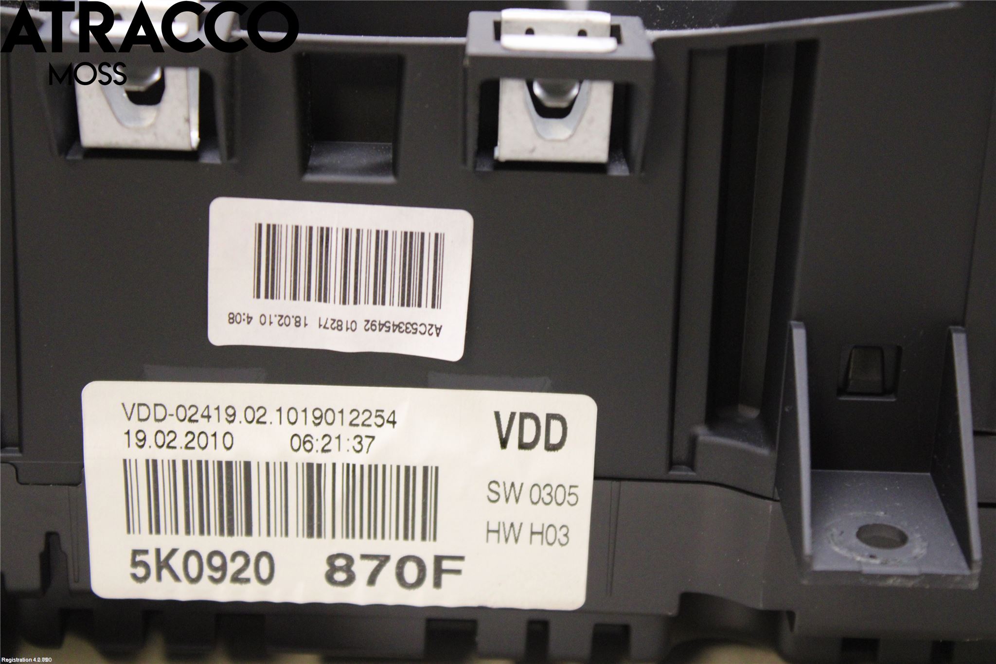 Volkswagen VW GOLF VI 09-13 Instr Kombinert