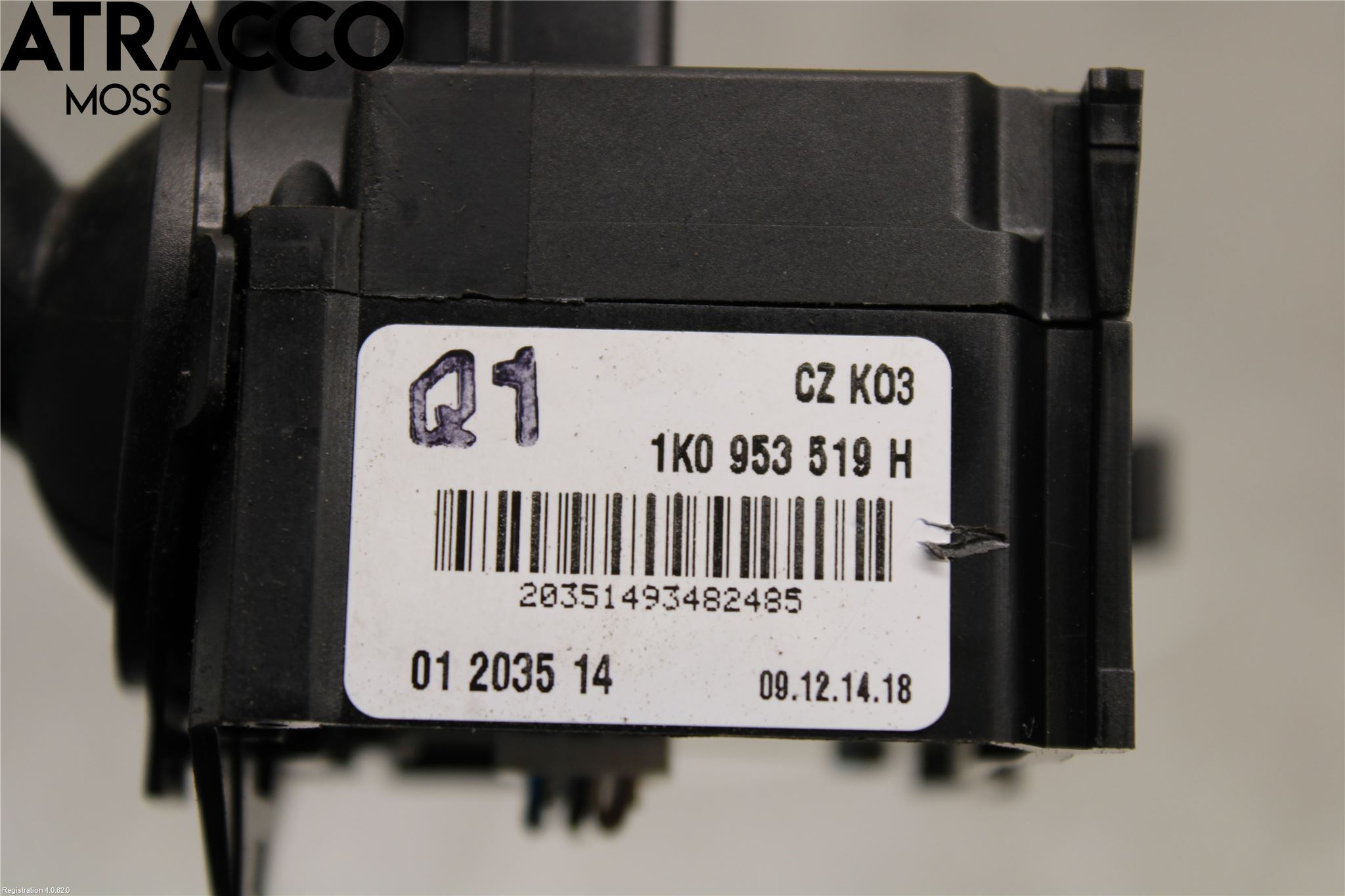 Volkswagen VW GOLF VI 09-13 Bryter Ratt Visker - Spyler