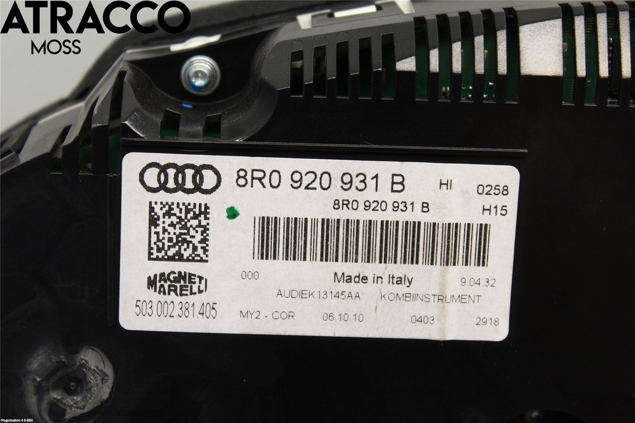 Audi Q5 09-16 Instr Kombinert