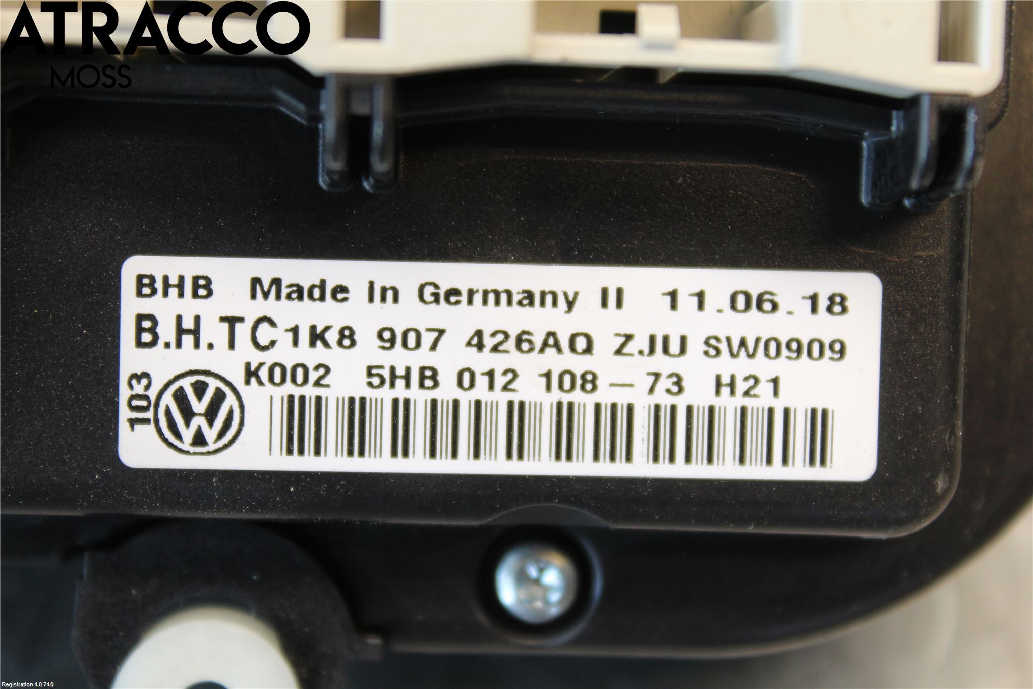Volkswagen VW CADDY 16-20 Varme Ac Betjening-Display
