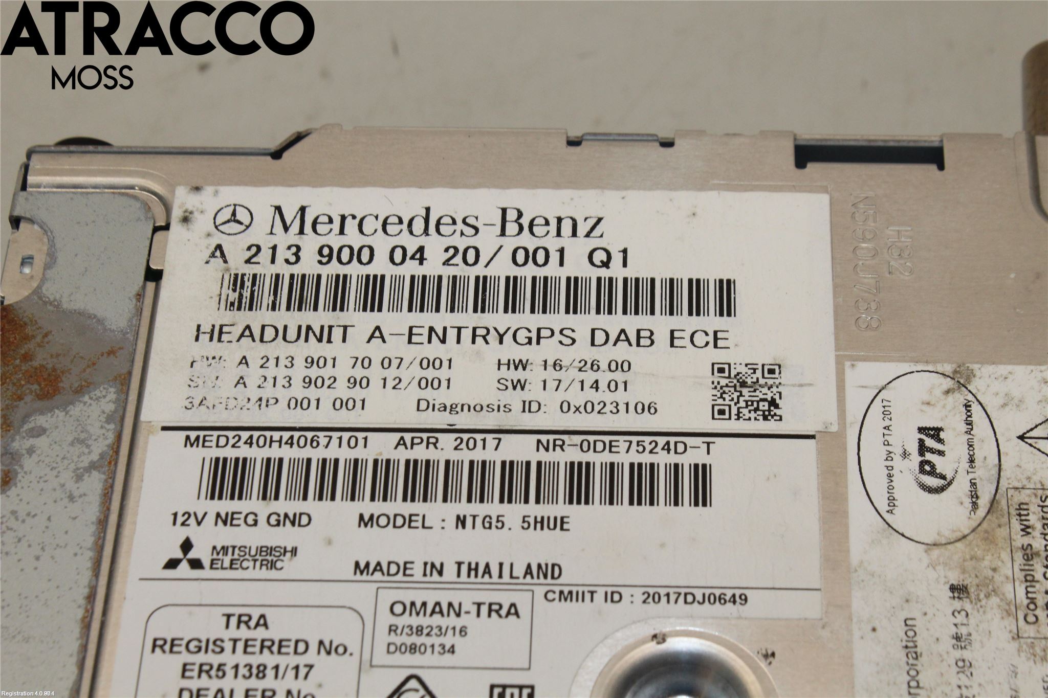 Mercedes-Benz MB E-KLASS (W213) 16-23 Stereo Radio