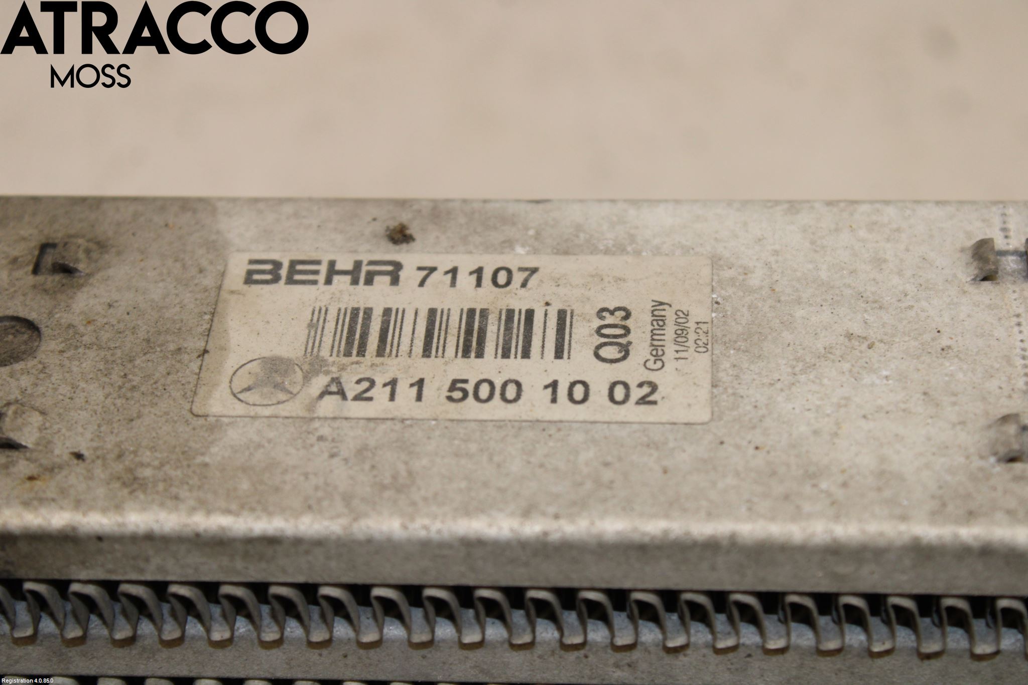 Mercedes-Benz MB E-KLASS (W211) 02-09 Intercooler Radiator