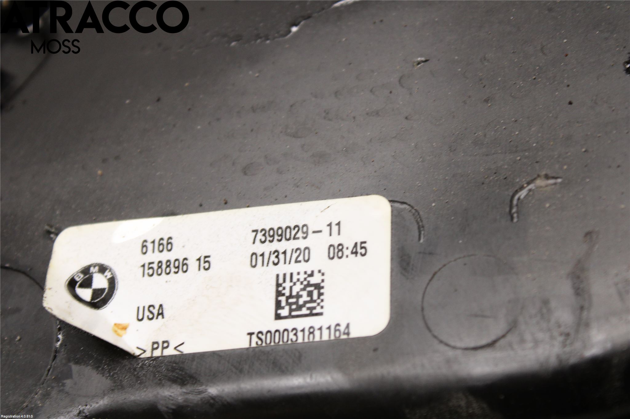 BMW X3 G01 18- Spylerbeholder Frontrute