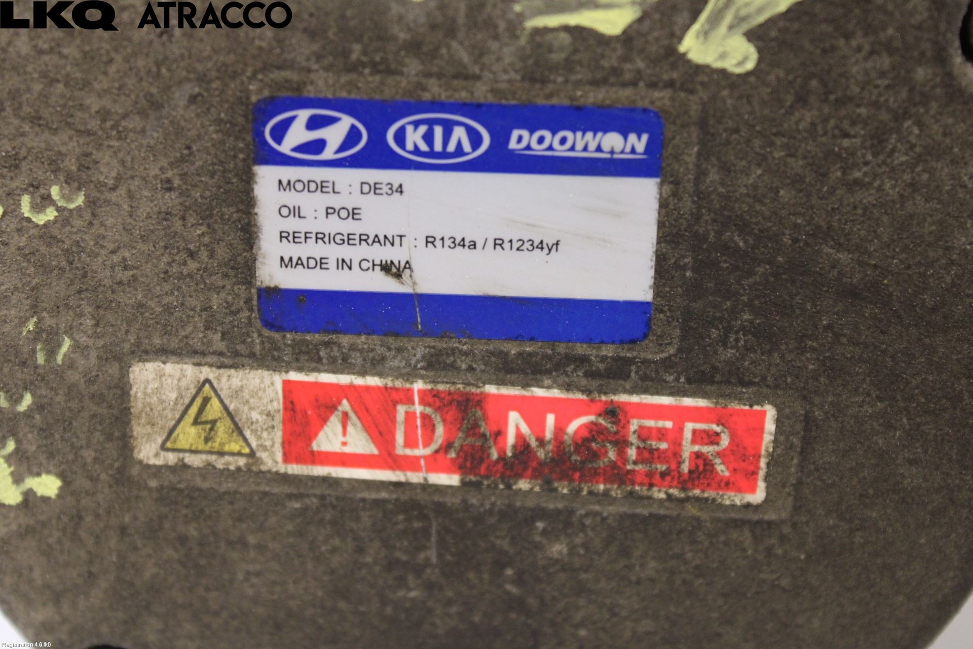 Kia SOUL 09- Varme Ac Kompressor