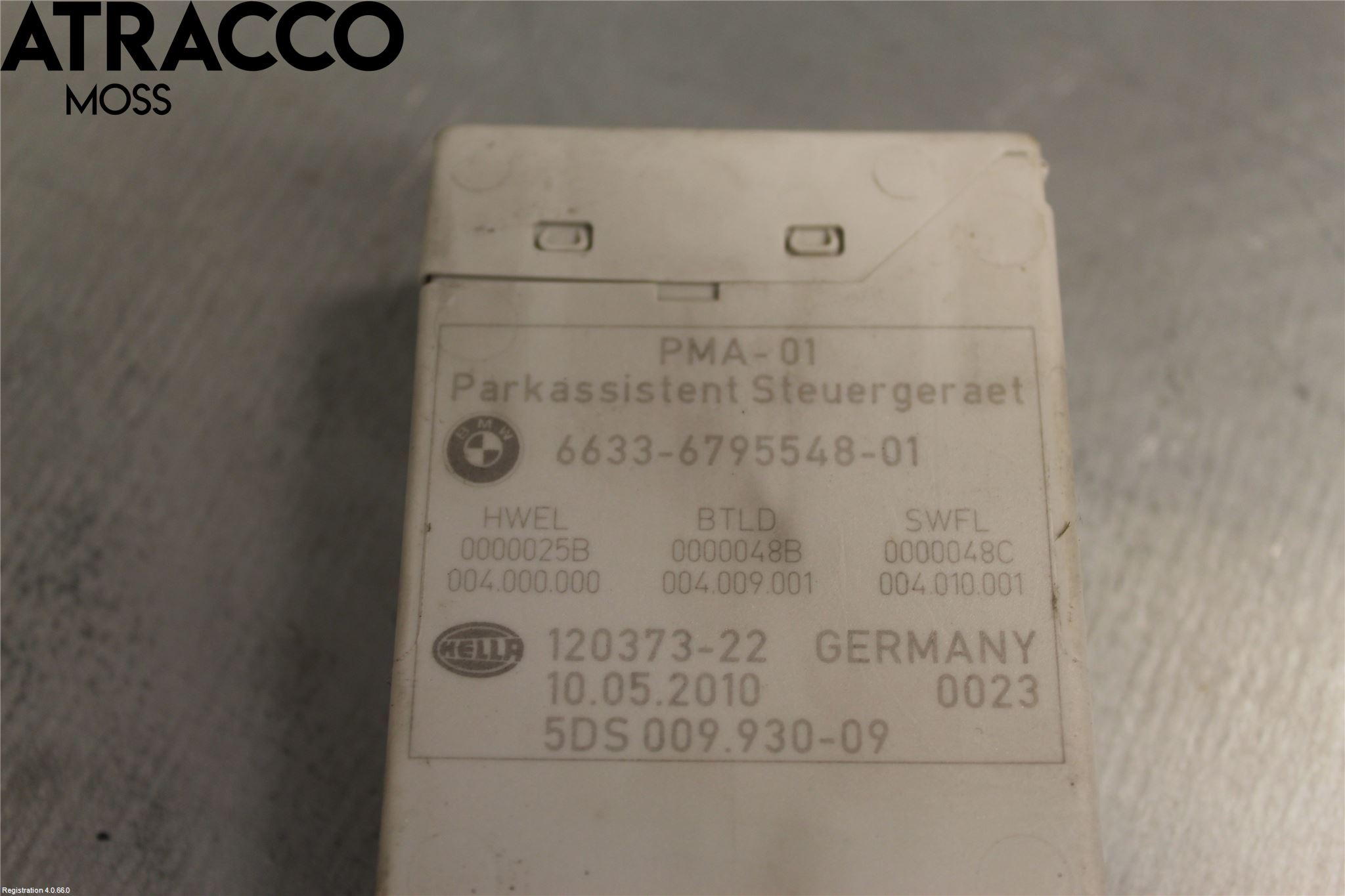 BMW 5 F10/F11/F18 09-17 Styreenhet Parkering