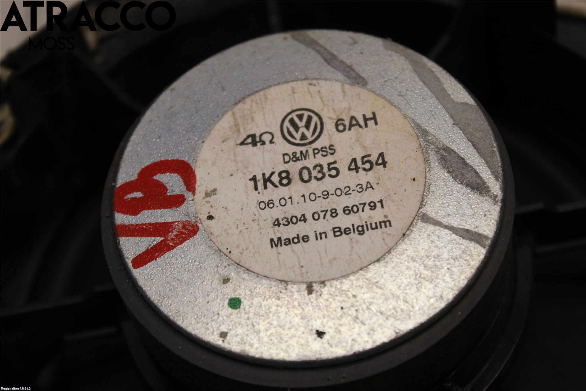 Volkswagen VW GOLF VI 09-13 Innr Høyttaler