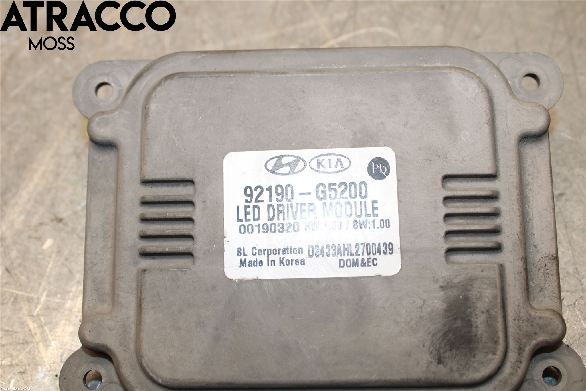 Kia NIRO (DE) 17-22 Styreenhet Xenon