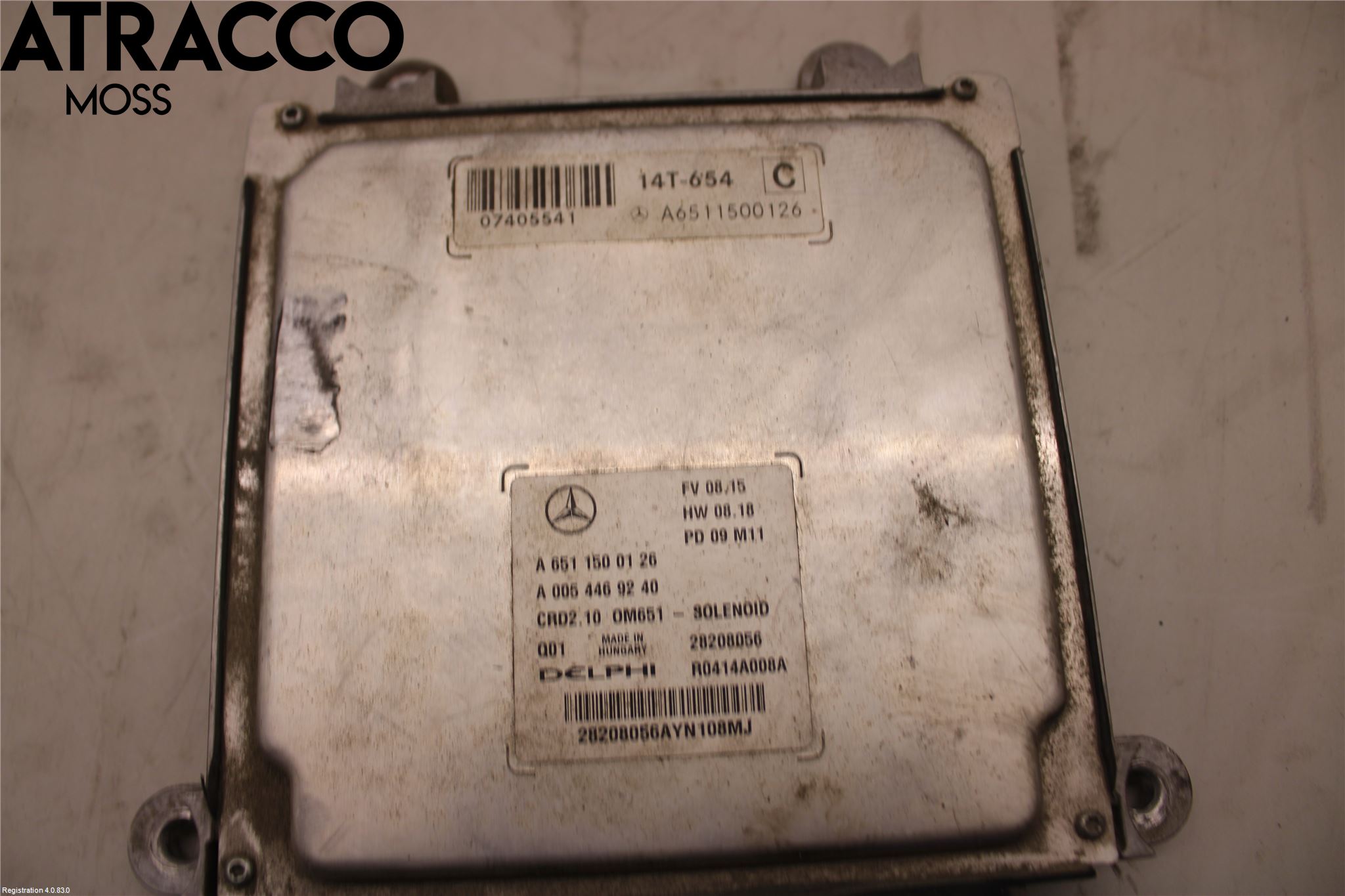 Mercedes-Benz MB C-KLASS (W204) 07-15 Styreenhet Innsprøytning